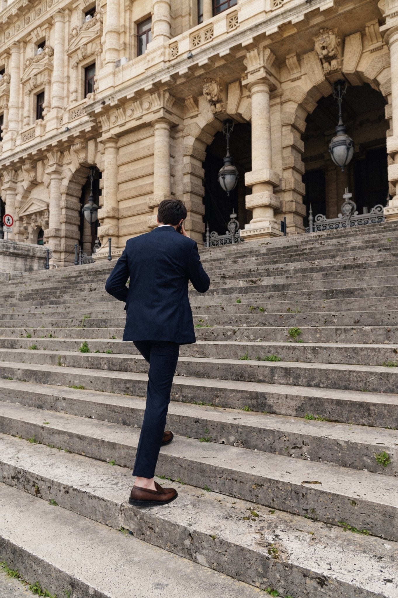 HENRY SARTORIAL HERITAGE Zegna Loop™ Plain Suit DARK NAVY REG - Henry BucksSuits23AW230005 - DKNV - R - 48