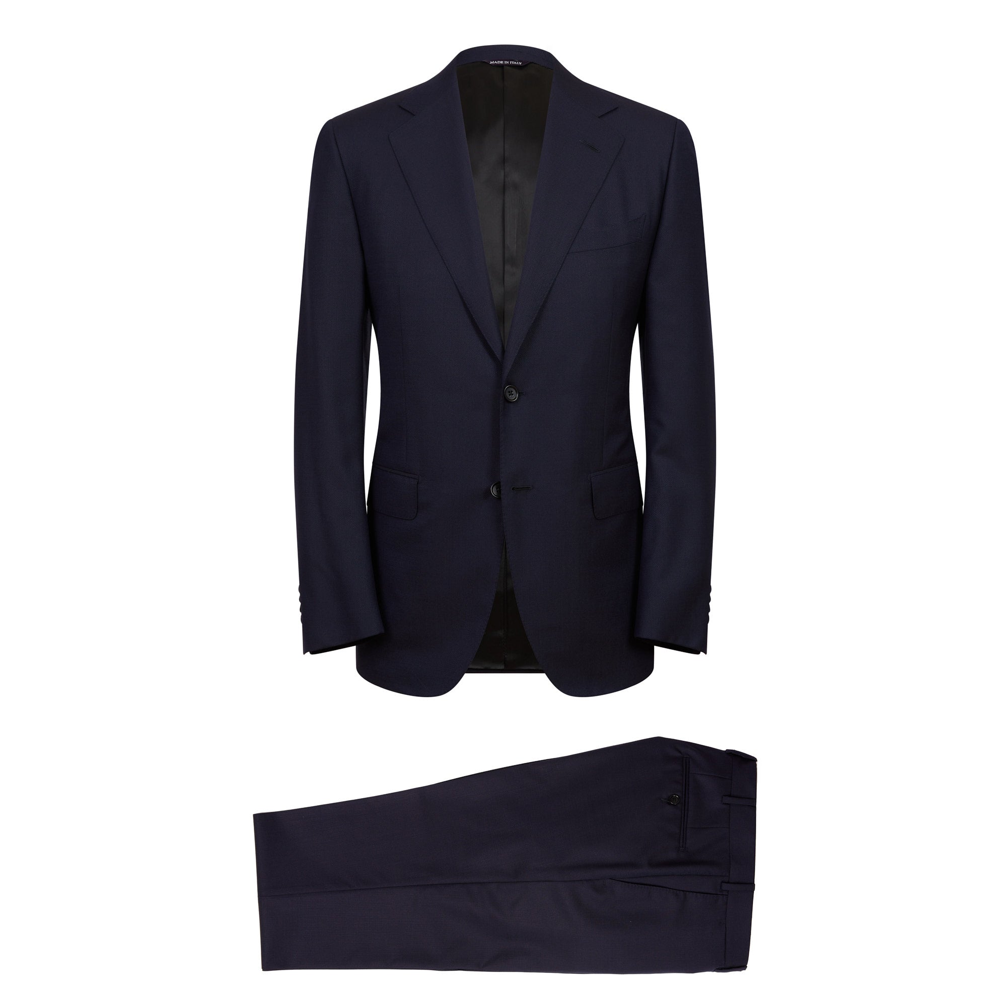 HENRY SARTORIAL HERITAGE Zegna Loop™ Plain Suit DARK NAVY REG - Henry BucksSuits23AW230005 - DKNV - R - 48