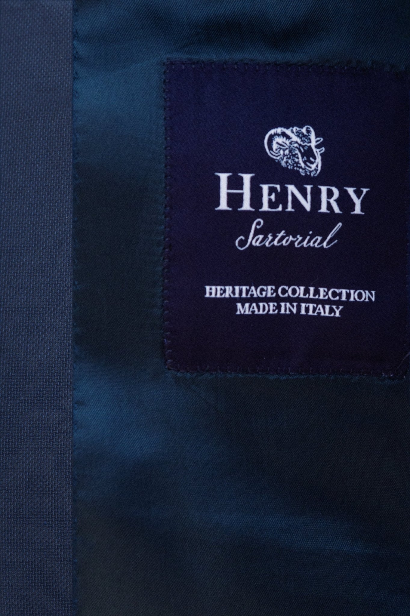 HENRY SARTORIAL HERITAGE Zegna Loop™ Plain Suit DARK NAVY REG - Henry BucksSuits23AW230005 - DKNV - R - 48