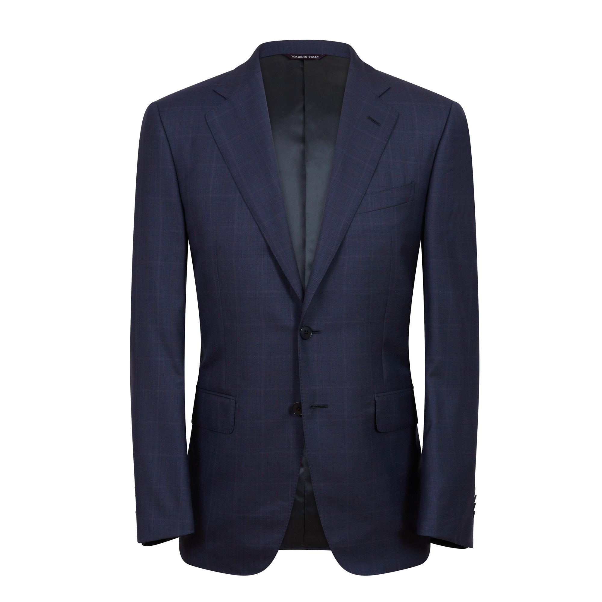 HENRY SARTORIAL HERITAGE Zegna Loop™ Subtle Check Suit BLUE REG - Henry BucksSuits23AW230004 - BLUE - R - 48