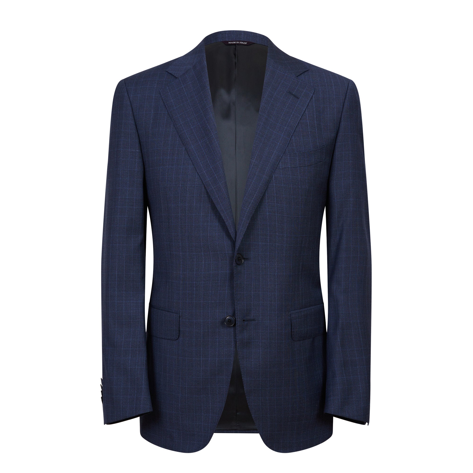 HENRY SARTORIAL HERITAGE Zegna Traveller™ Check Suit NAVY REG - Henry BucksSuits23AW230006 - NAVY - R - 48