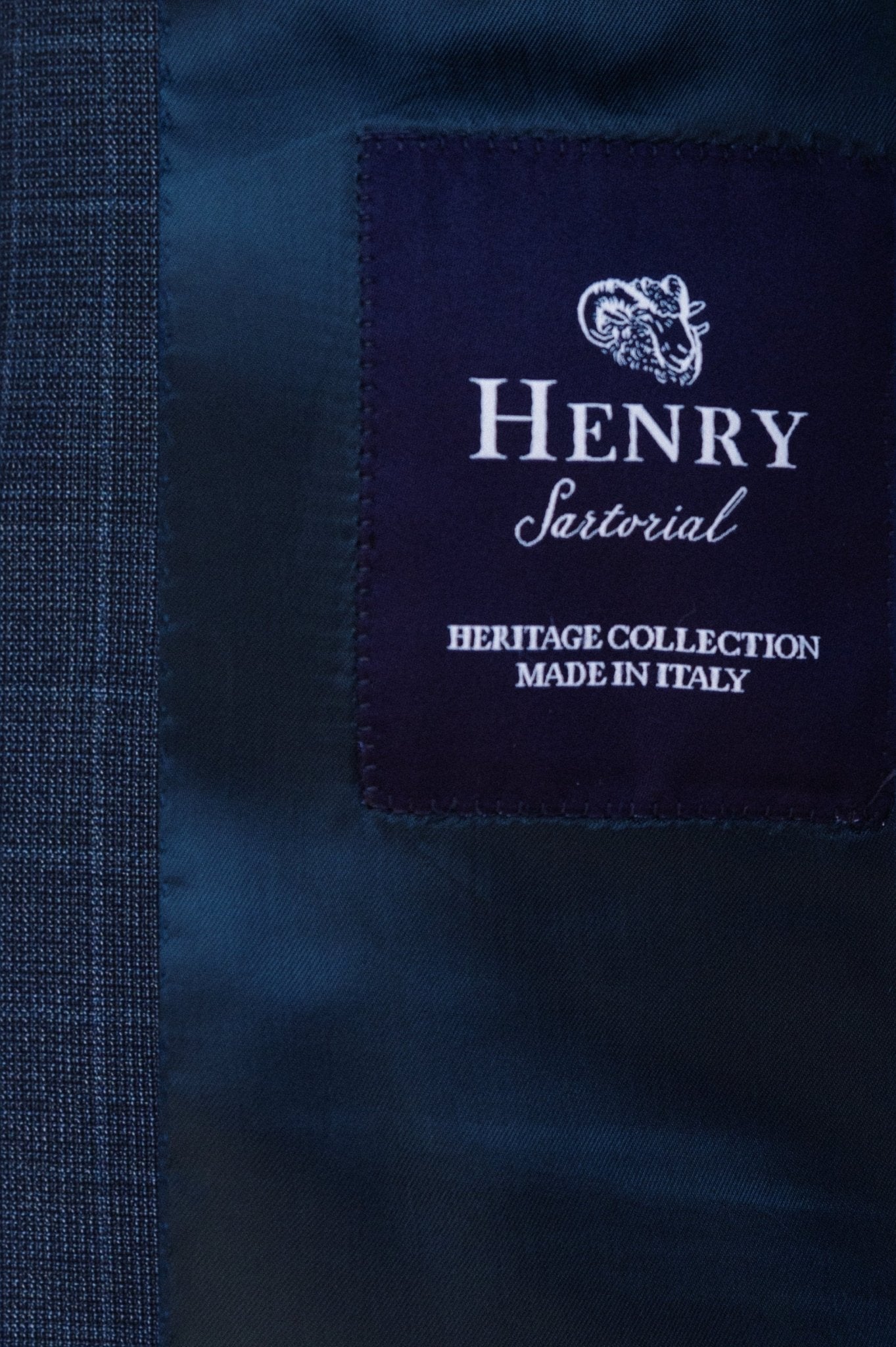 HENRY SARTORIAL HERITAGE Zegna Traveller™ Check Suit NAVY REG - Henry BucksSuits23AW230006 - NAVY - R - 48