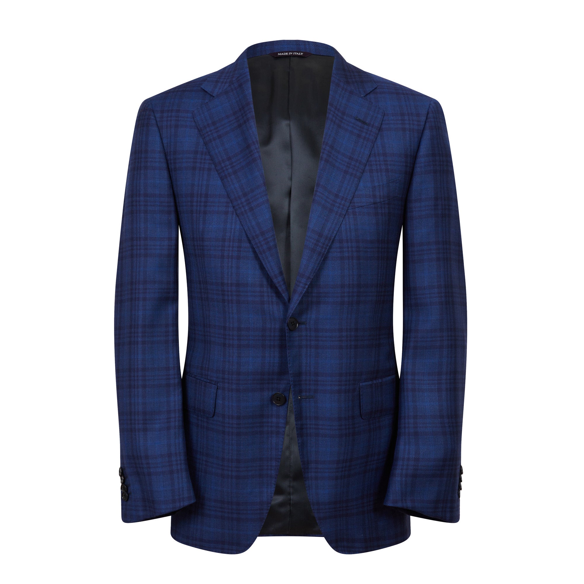 HENRY SARTORIAL HERITAGE Zegna Traveller™ Large Check Blazer NAVY/BLACK REG - Henry BucksBlazers33AW230010 - NAVYBLACK - R - 48