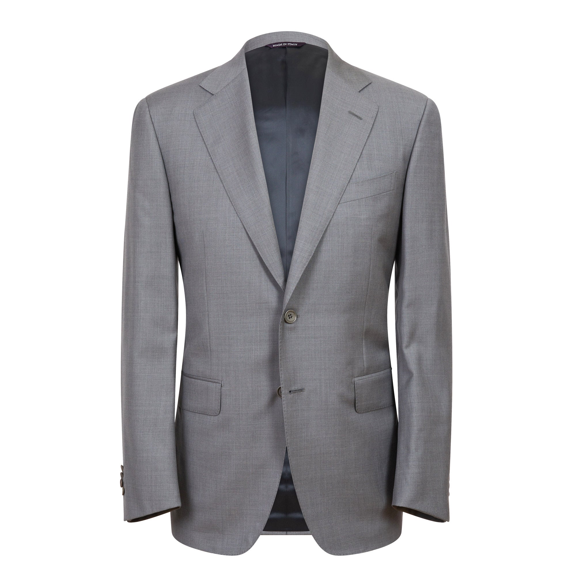 HENRY SARTORIAL HERITAGE Zegna Traveller™ Plain Suit GREY REG - Henry BucksSuits23AW230007 - GREY - R - 48