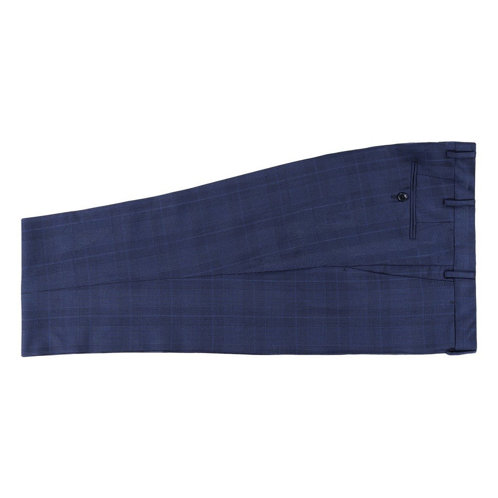 HENRY SARTORIAL HERITAGE Zegna Trofeo Check Suit DARK NAVY - Henry Bucks