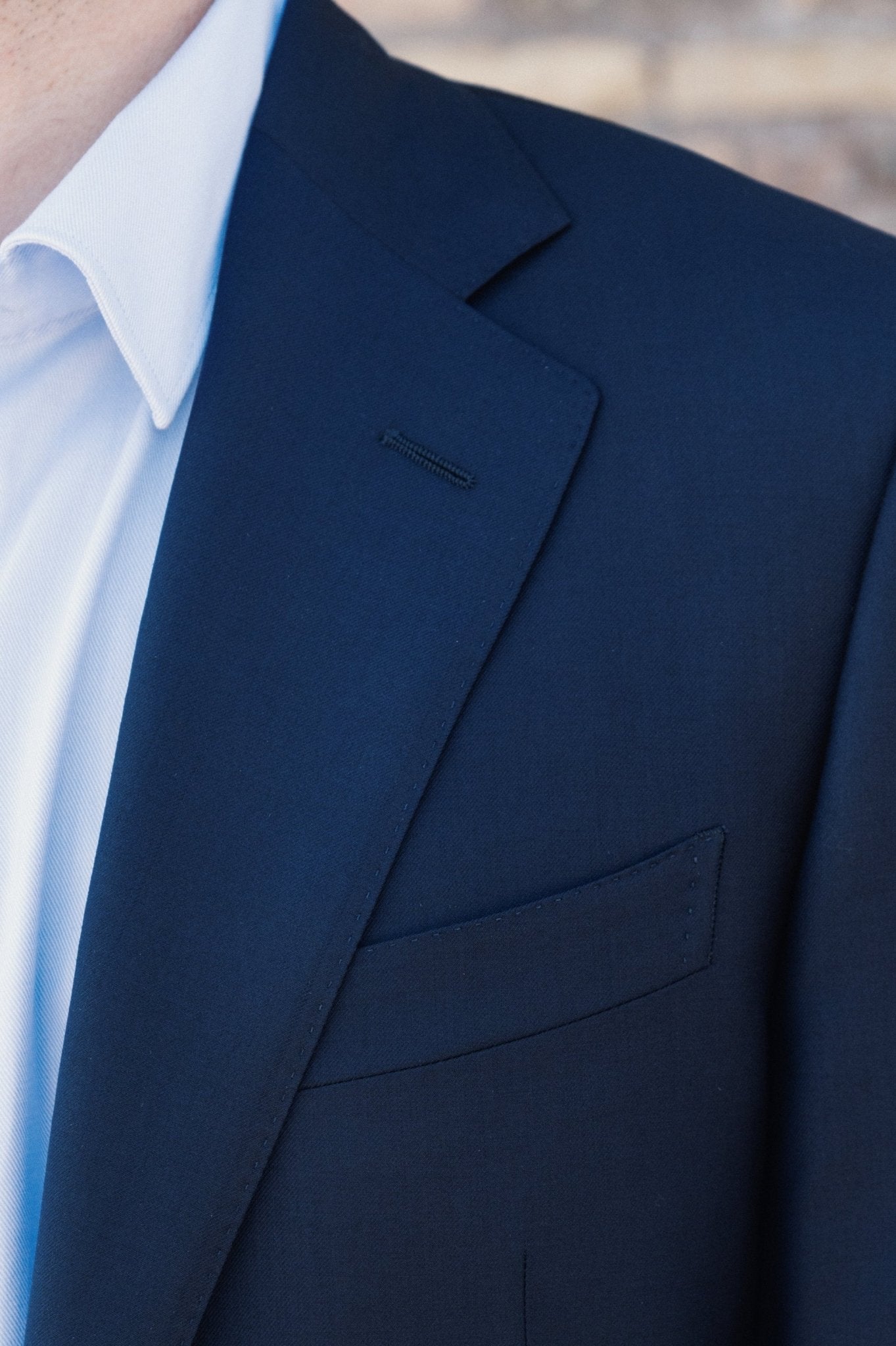 HENRY SARTORIAL HERITAGE Zegna Trofeo™ Plain Suit DARK NAVY REG - Henry BucksSuits23AW230012 - DKNV - R - 48