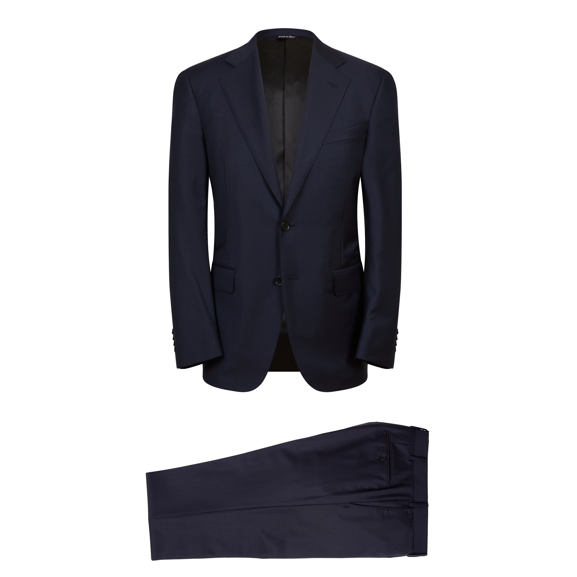 HENRY SARTORIAL HERITAGE Zegna Trofeo™ Plain Suit DARK NAVY REG - Henry BucksSuits23AW230012 - DKNV - R - 48