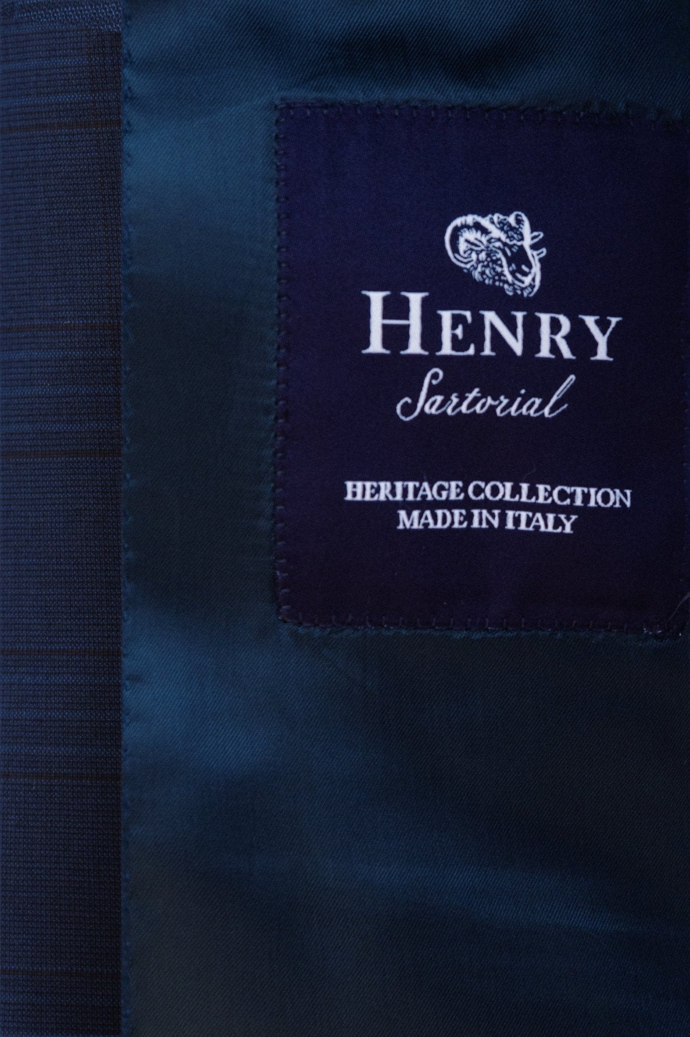 HENRY SARTORIAL HERITAGE Zegna Trofeo™ Plain Suit NAVY REG - Henry BucksSuits23AW230011 - NAVY - R - 48