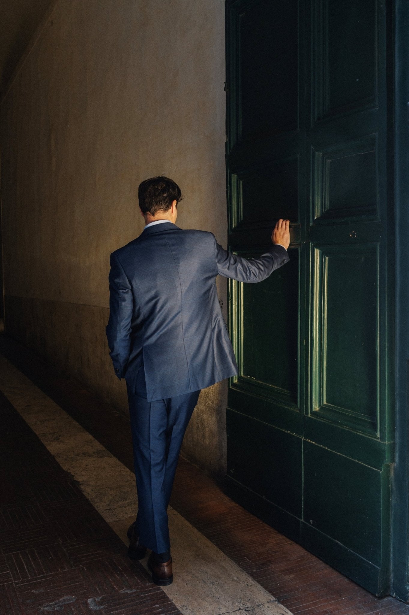 HENRY SARTORIAL HERITAGE Zegna Trofeo™ Plain Suit NAVY REG - Henry BucksSuits23AW230011 - NAVY - R - 48