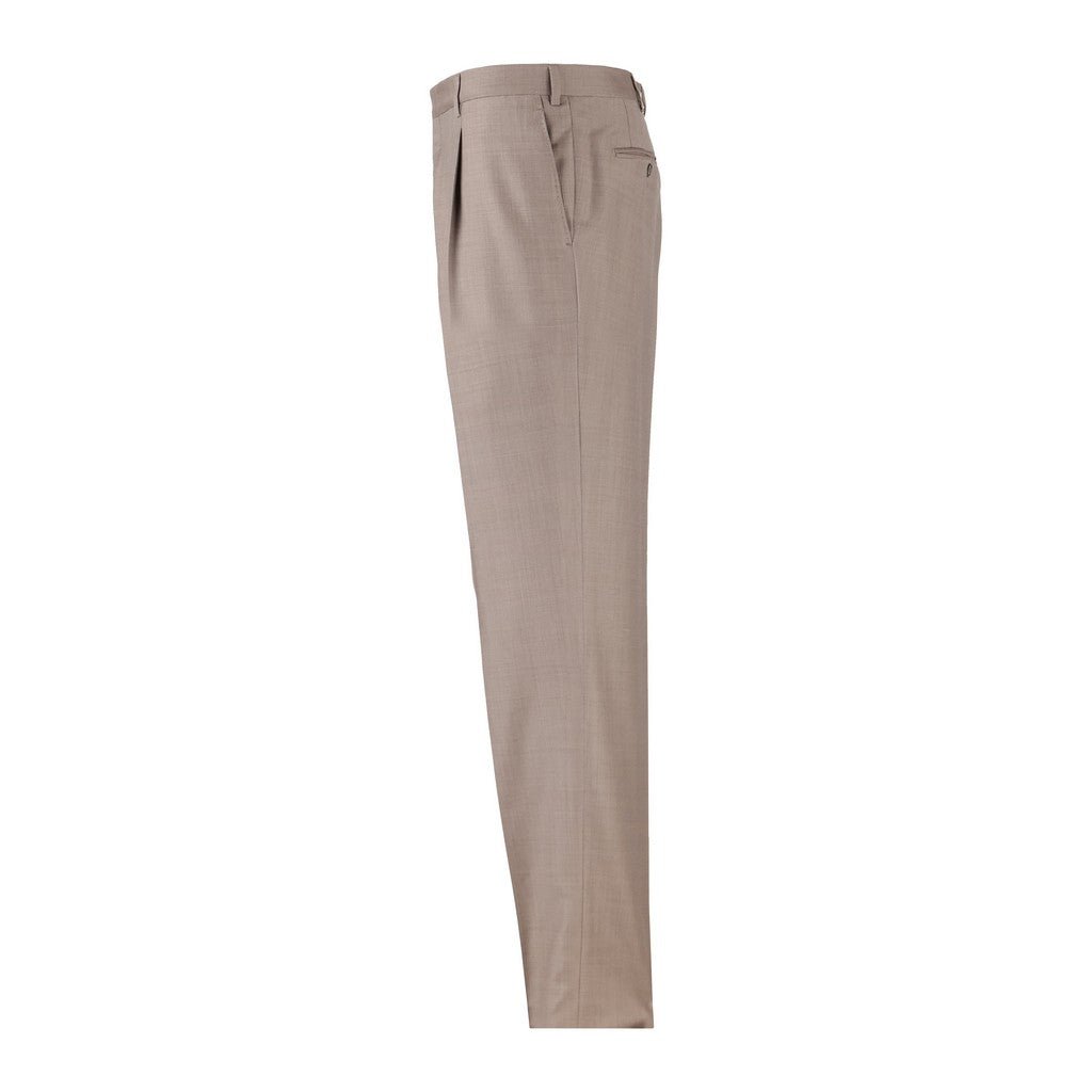 HENRY SARTORIAL HERITAGE Zegna Trofeo Wool Trouser BEIGE - Henry Bucks