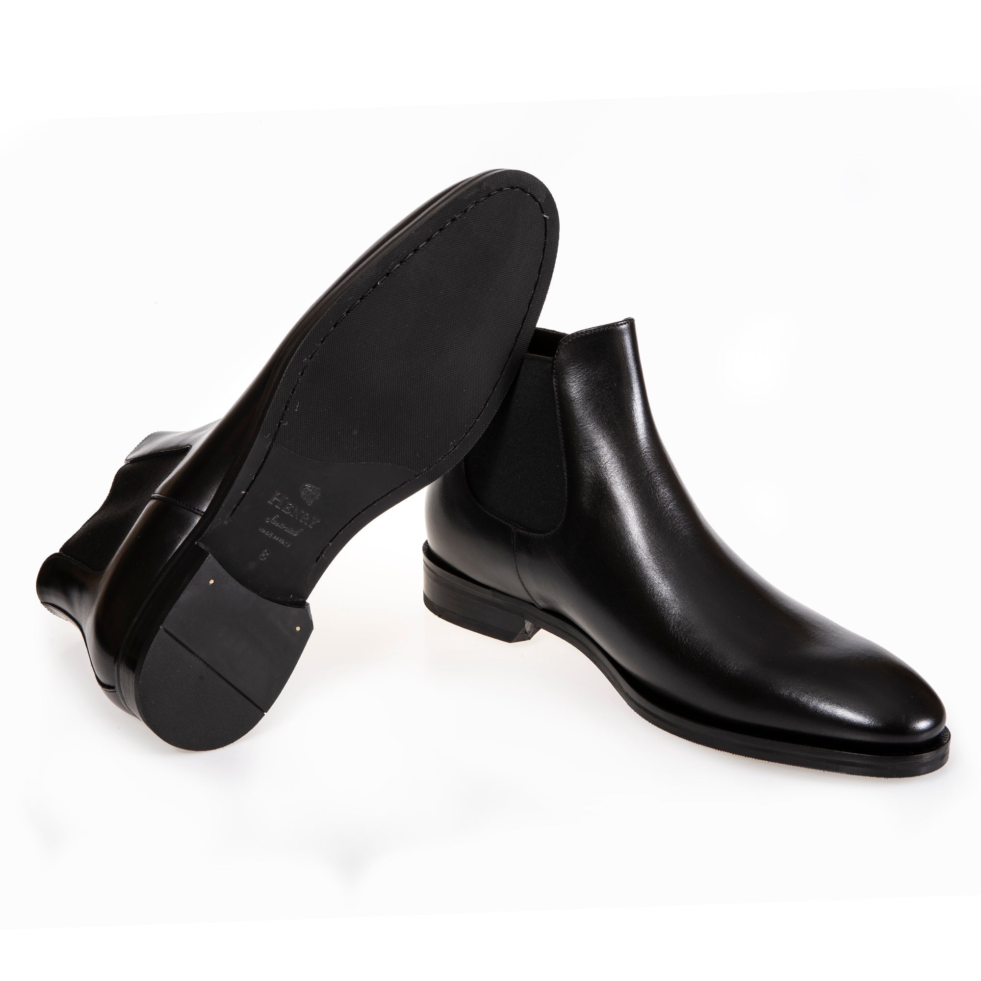 HENRY SARTORIAL Jasper Chelsea Boot BLACK - Henry BucksBoots80SS20202 - BLCK - 6 1/2