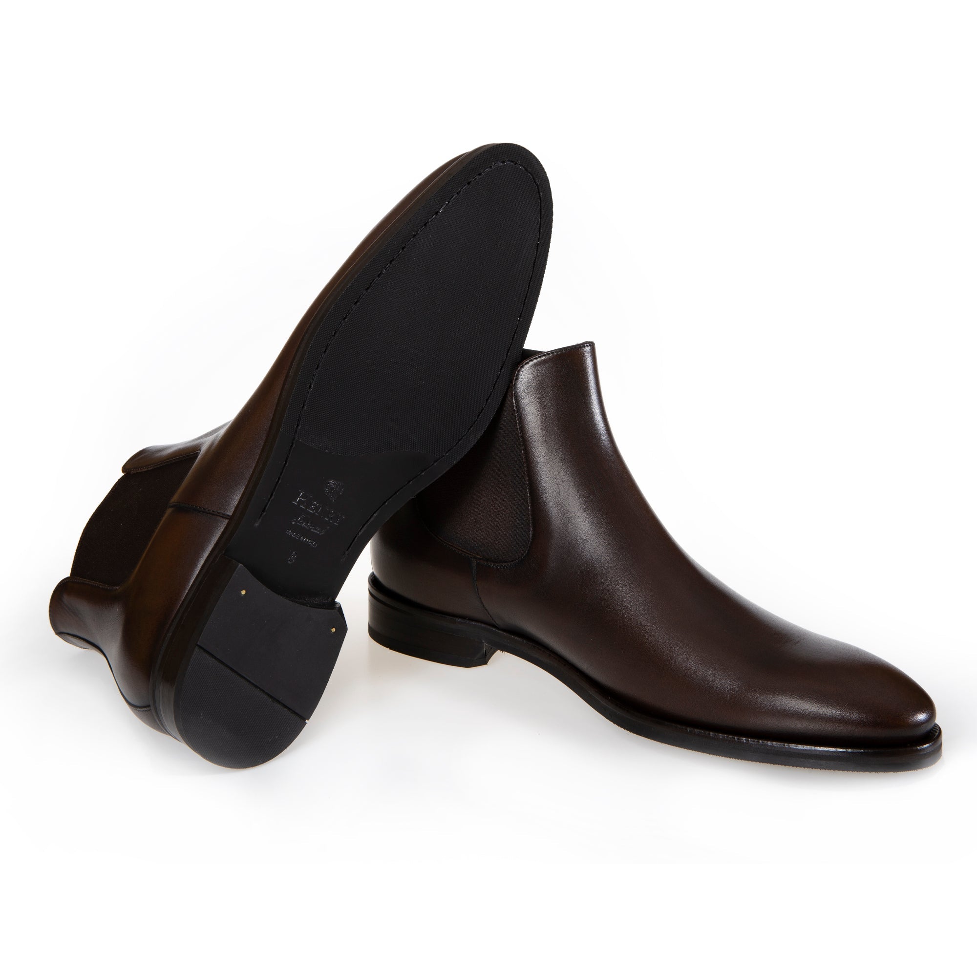 HENRY SARTORIAL Jasper Chelsea Boot DARK BROWN - Henry BucksBoots80SS20202 - BRDK - 6 1/2