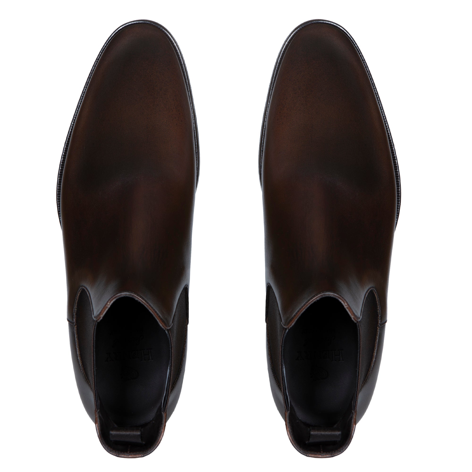 HENRY SARTORIAL Jasper Chelsea Boot DARK BROWN - Henry BucksBoots80SS20202 - BRDK - 6 1/2