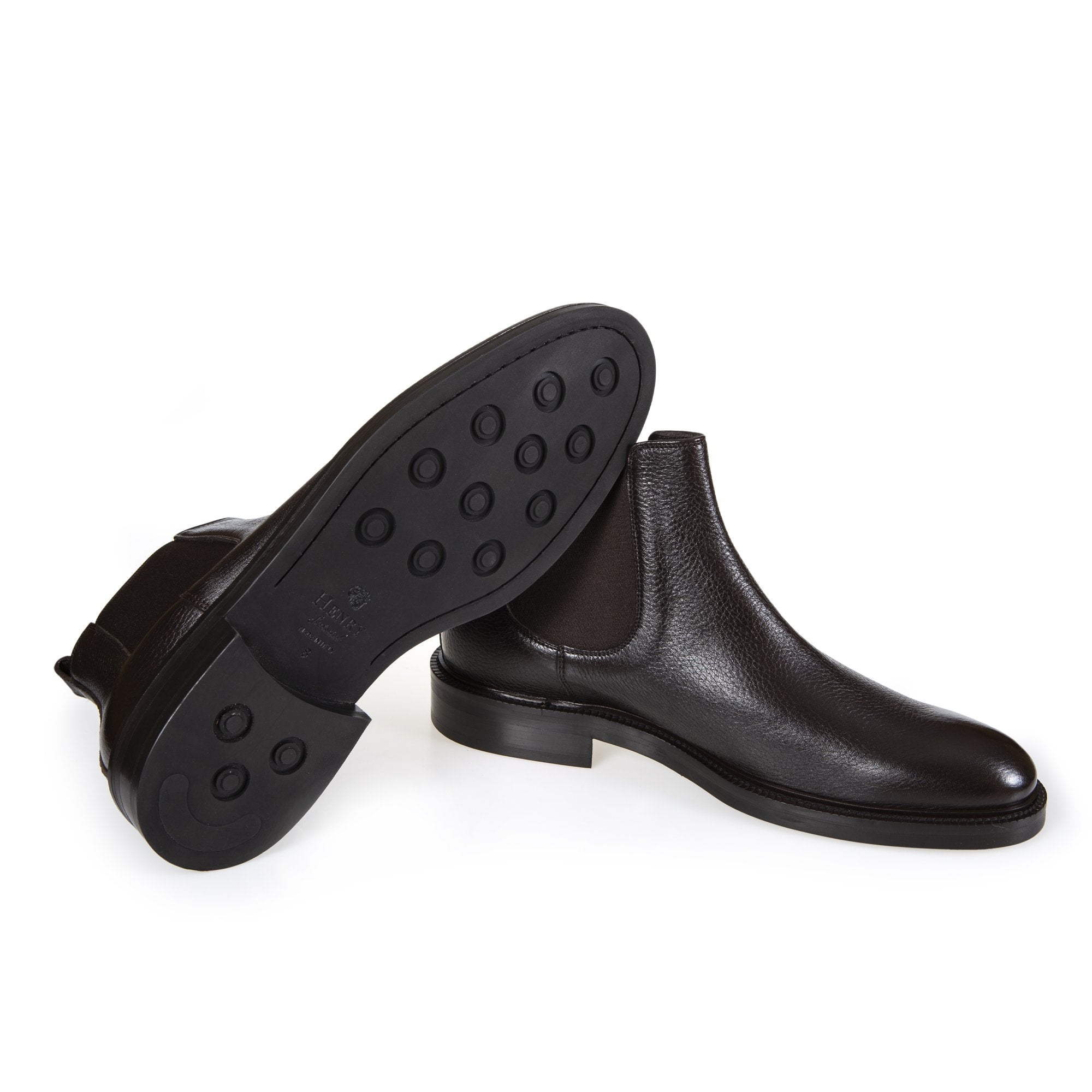 HENRY SARTORIAL Jukes Chelsea Boot DARK BROWN - Henry BucksBoots80SS20203 - BRDK - 6 1/2