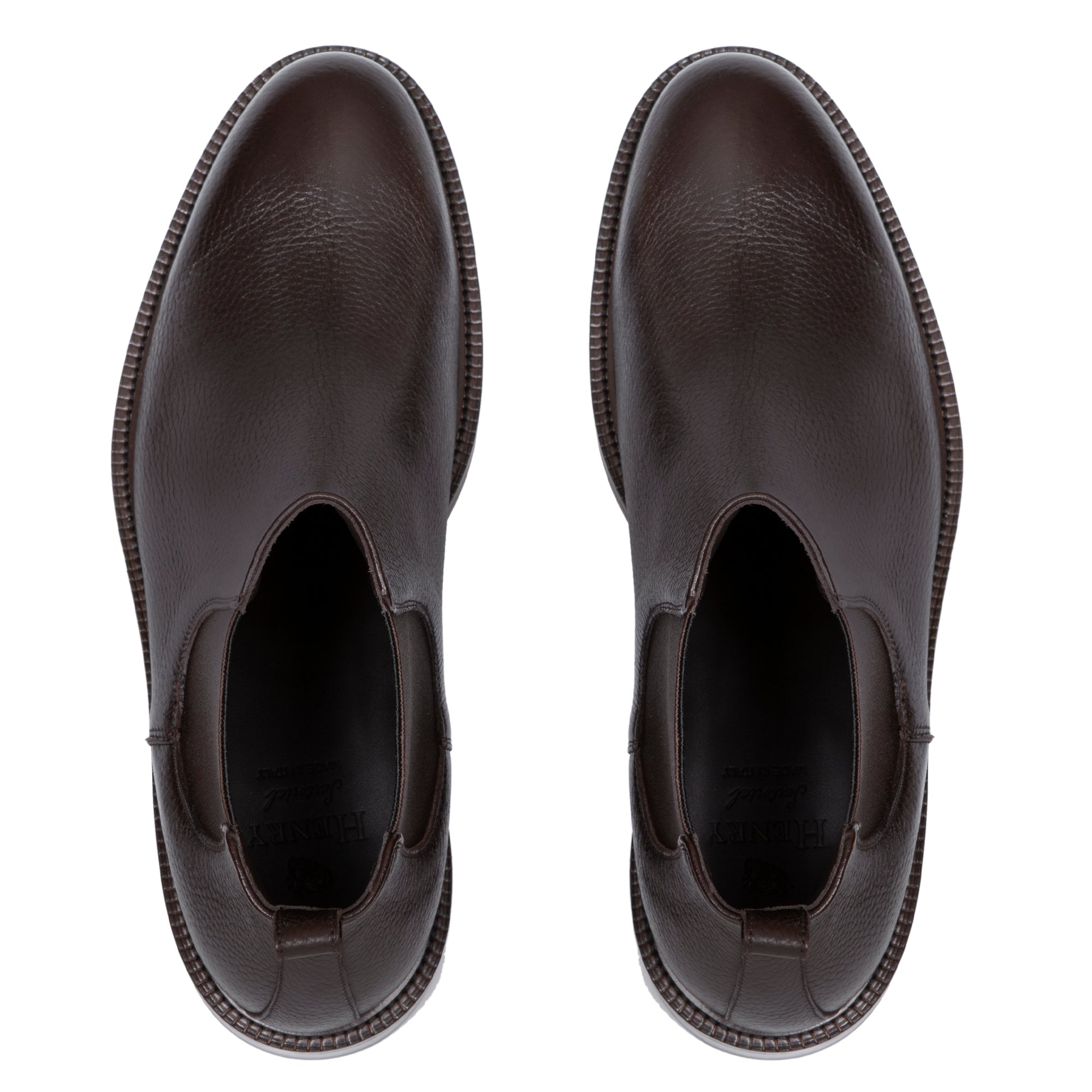 HENRY SARTORIAL Jukes Chelsea Boot DARK BROWN - Henry BucksBoots80SS20203 - BRDK - 6 1/2