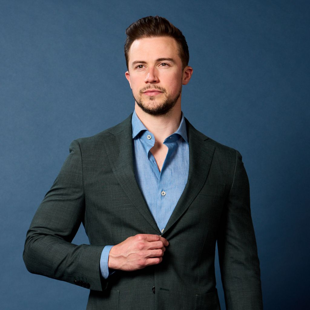 HENRY SARTORIAL Linen Blend Notch Soft Blazer OLIVE REG - Henry Bucks