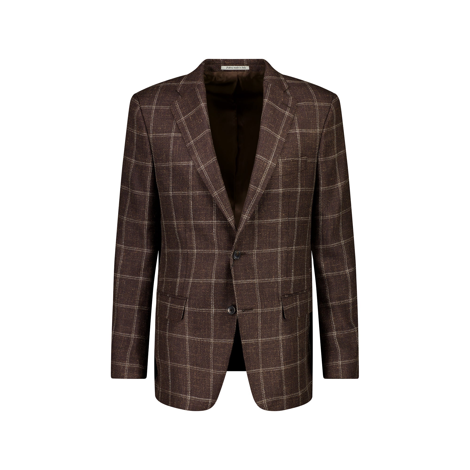 HENRY SARTORIAL Loro Piana 1/2 Canvas Blazer BROWN CHECK REG - Henry BucksBlazers33SS230112 - BRNCHK - R - 48