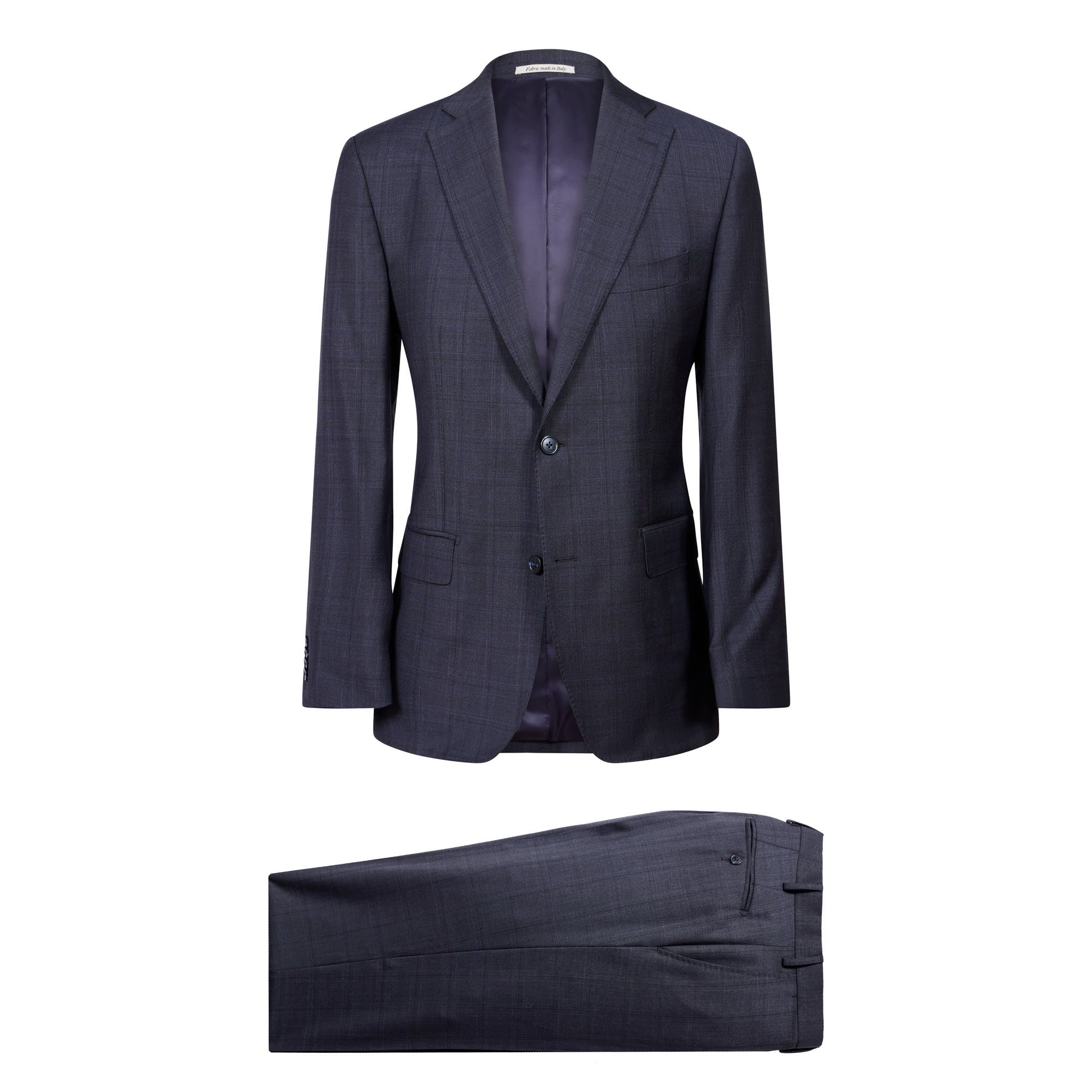 HENRY SARTORIAL Loro Piana 1/2 Canvas Suit NAVY BLUE - Henry BucksSuits23AW240205 - NVBL - 48