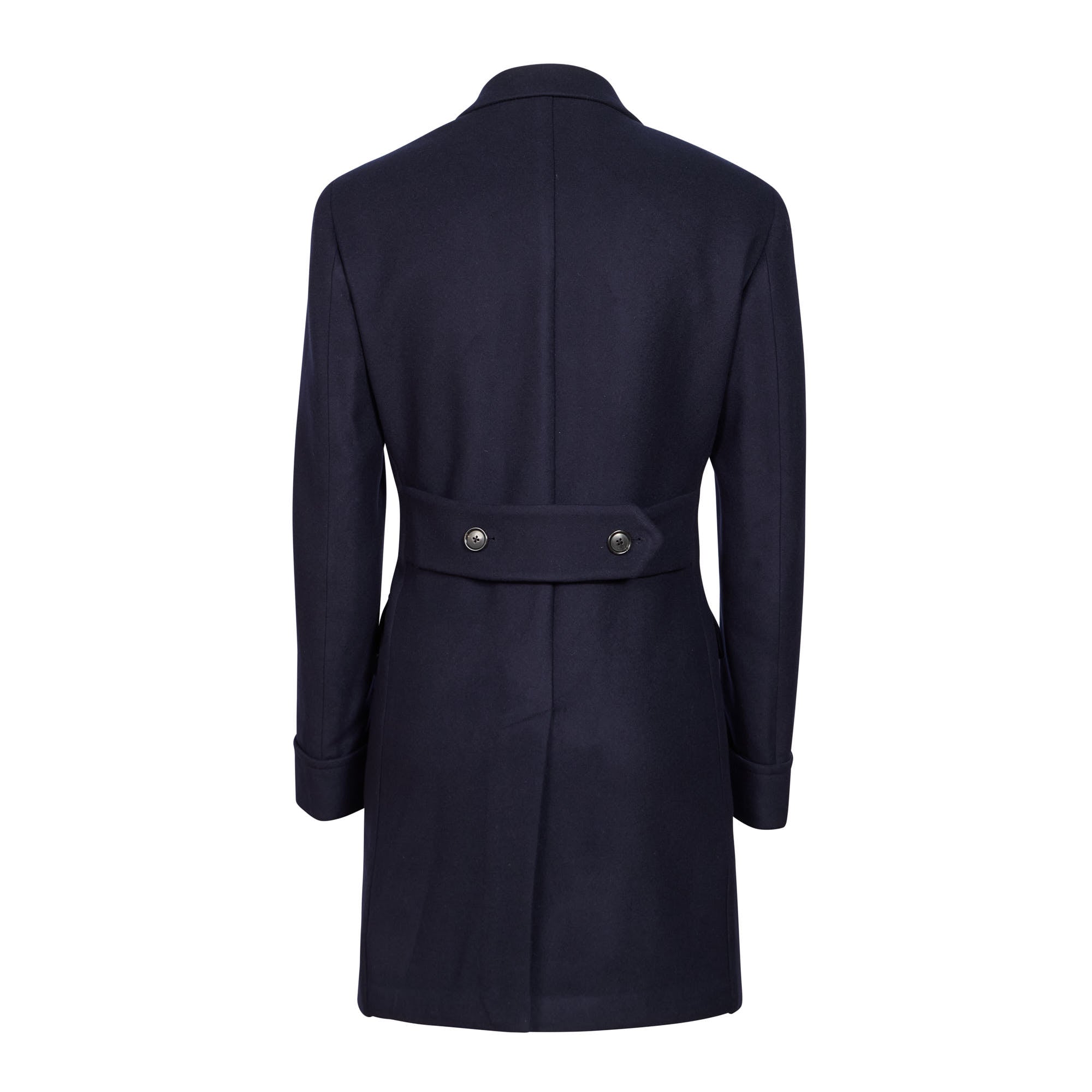 HENRY SARTORIAL Loro Piana Single Breasted Cashmere Overcoat NAVY - Henry BucksOvercoats64AW240001 - NAVY - 46