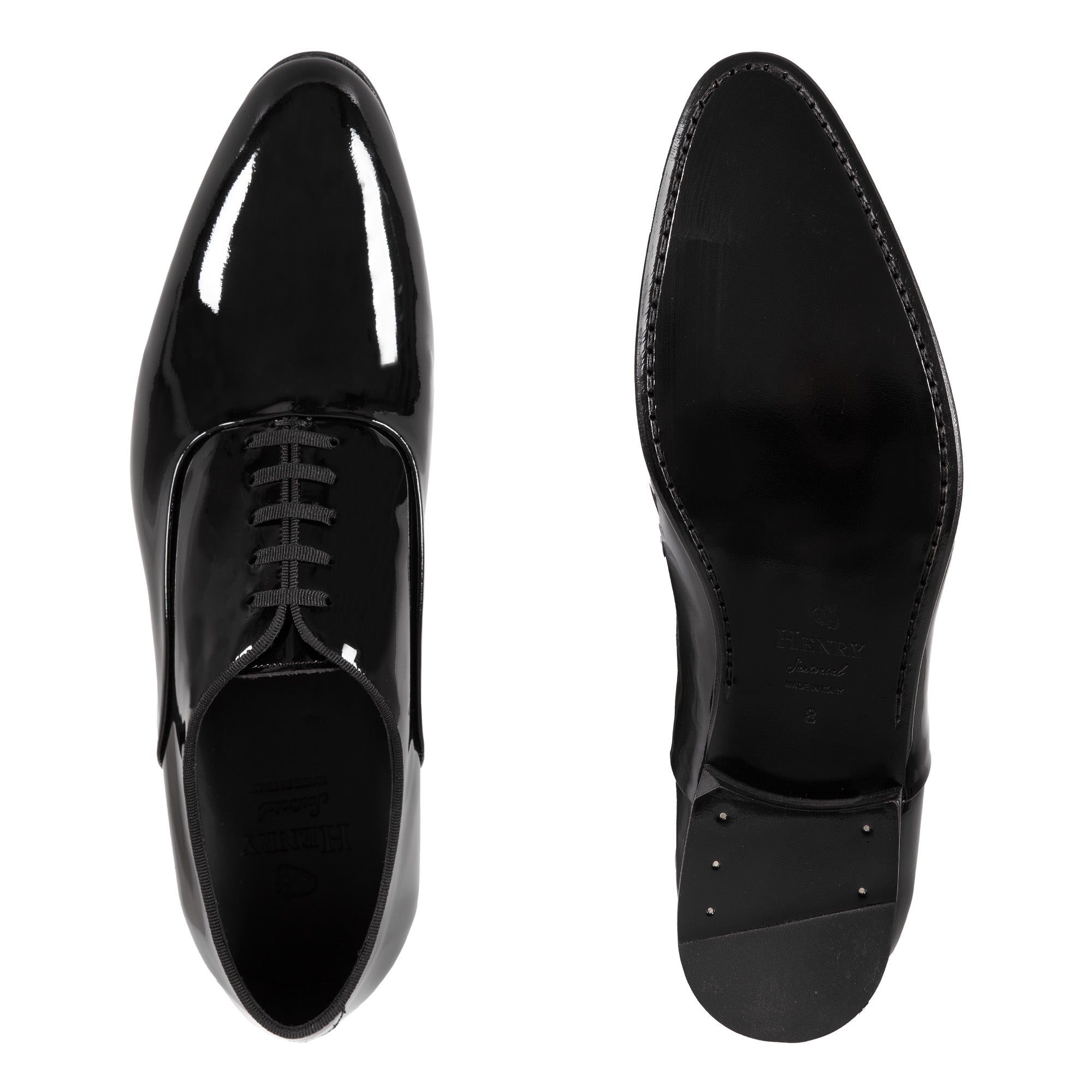 HENRY SARTORIAL Luxury Patent Oxford BLACK - Henry BucksFormal Shoes8000415 - BLCK - 4