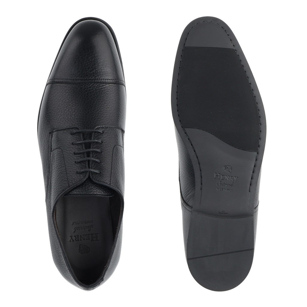 HENRY SARTORIAL Marsden Flexi Sole Oxford BLACK - Henry Bucks