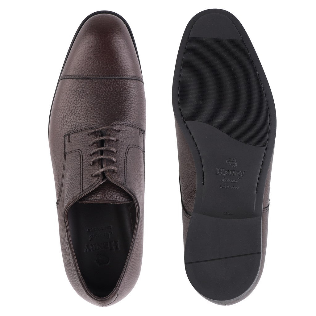 HENRY SARTORIAL Marsden Flexi Sole Oxford DARK BROWN - Henry Bucks
