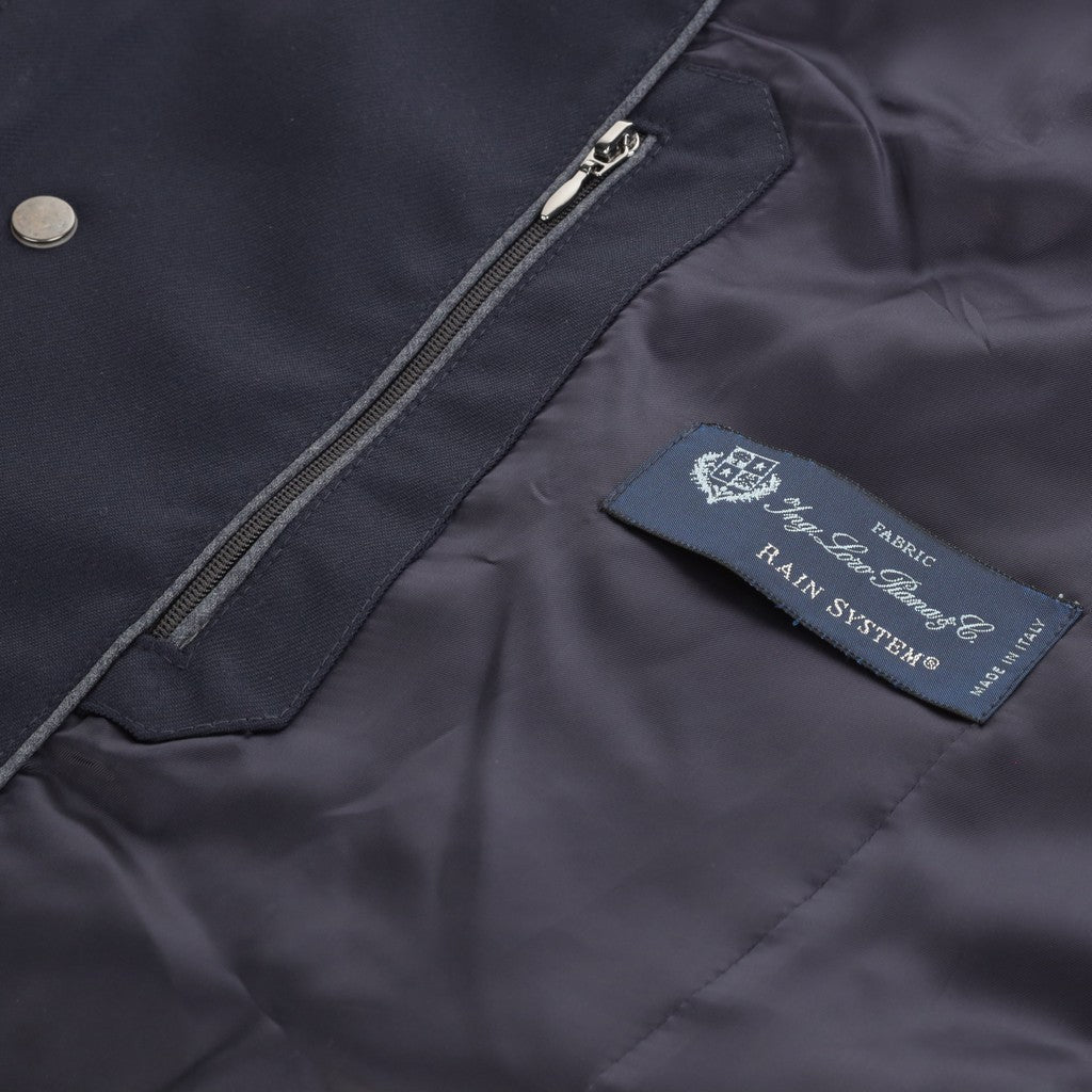 HENRY SARTORIAL Merino Wool Field Jacket NAVY REG - Henry Bucks