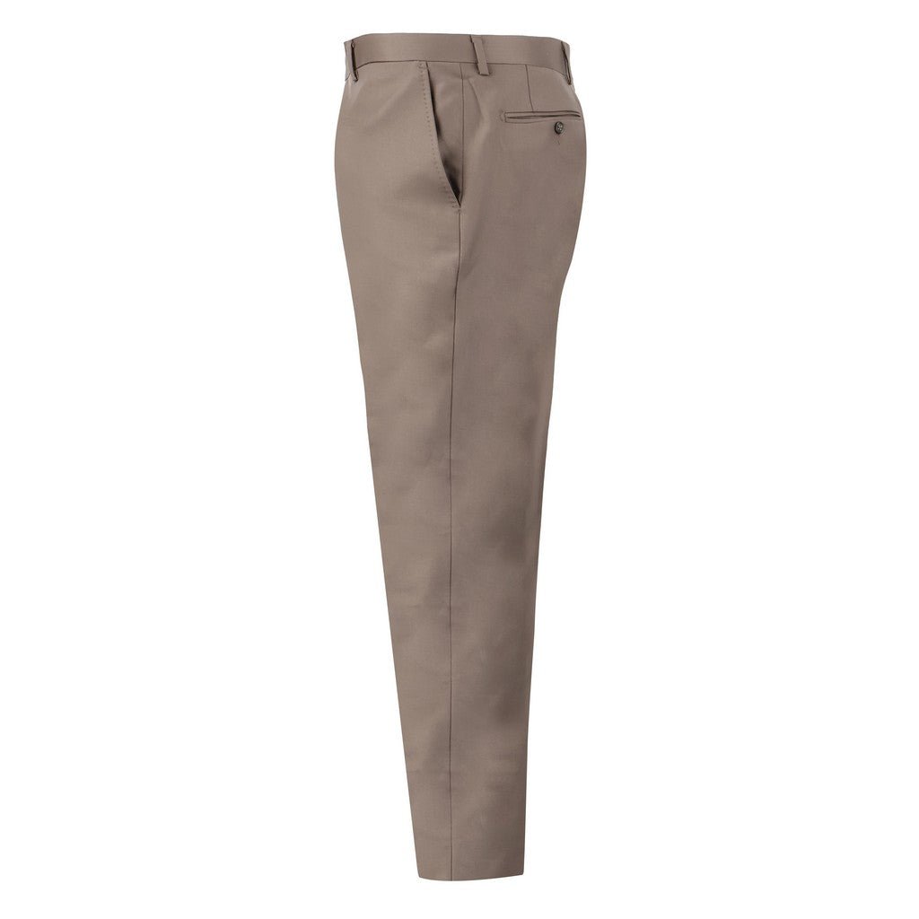 HENRY SARTORIAL Merino Wool Pleat Front Trouser TAN - Henry Bucks