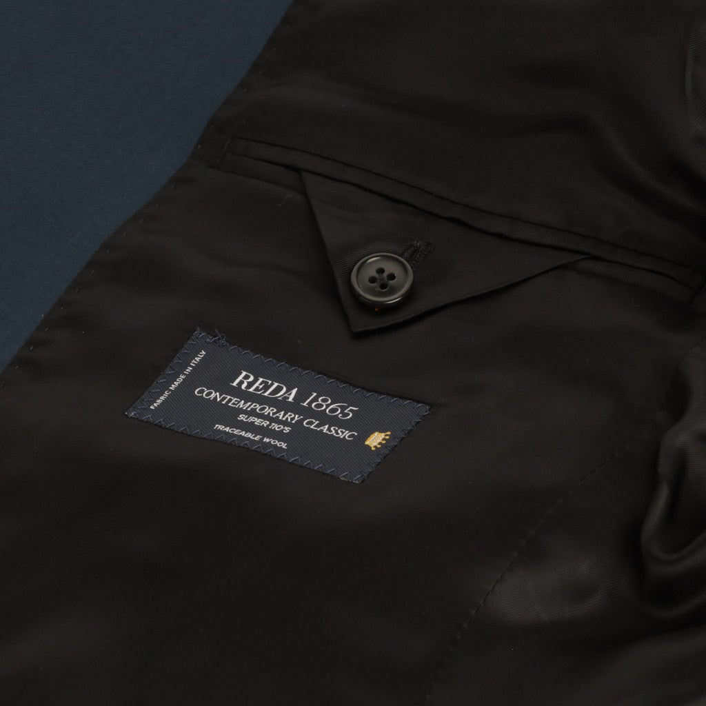HENRY SARTORIAL Merino Wool Single Breasted Business Suit DARK GREEN REG - Henry Bucks