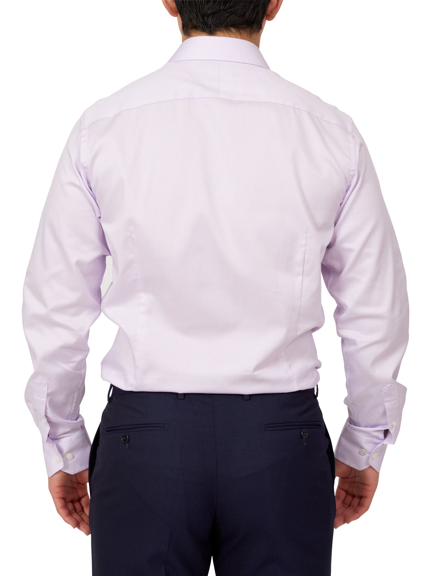 HENRY SARTORIAL Micro Stripe Shirt Contemporary LILAC - Henry BucksShirts01SS220024 - LILAC - 37