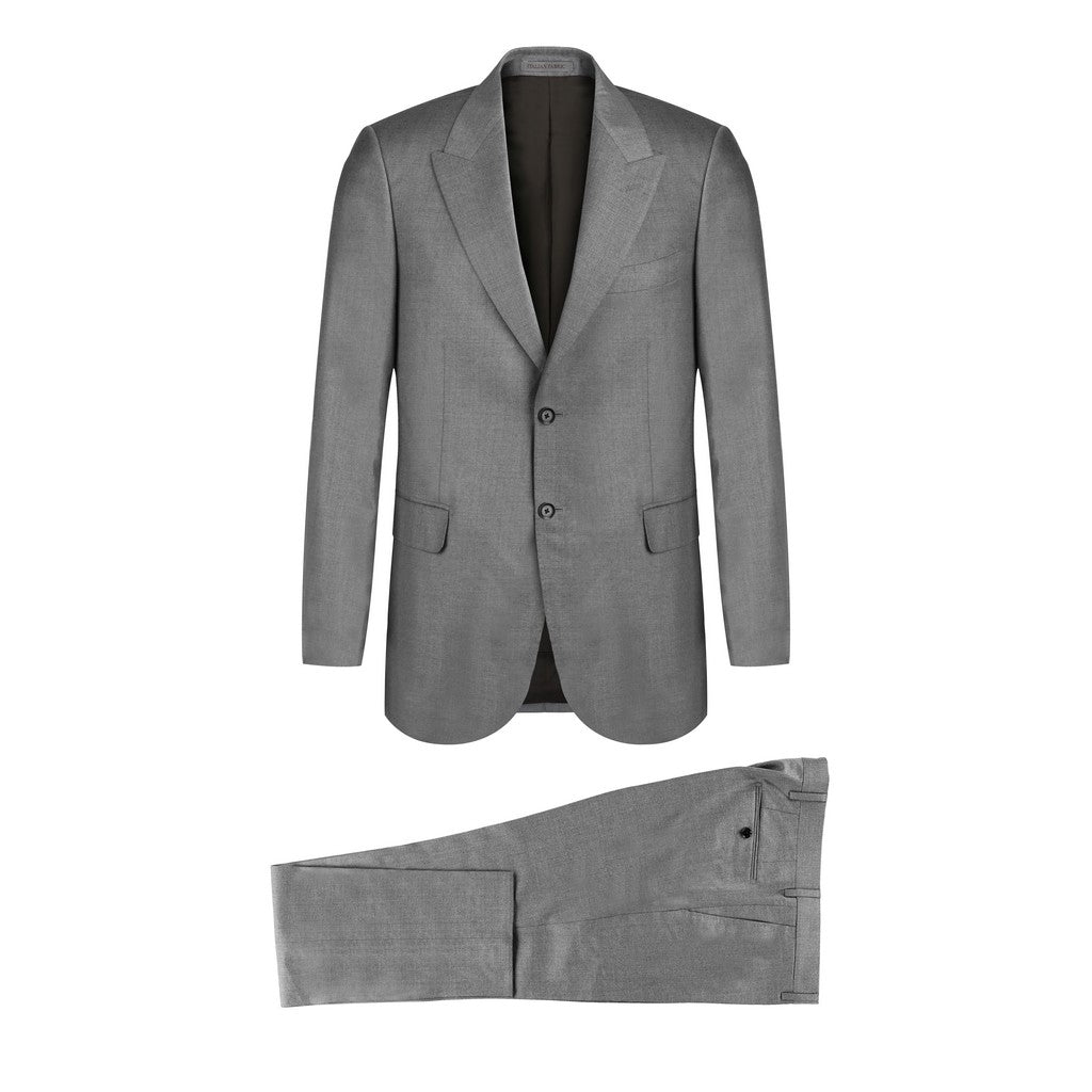 HENRY SARTORIAL Must Peak Lapel 2 Button Suit GREY REG - Henry Bucks