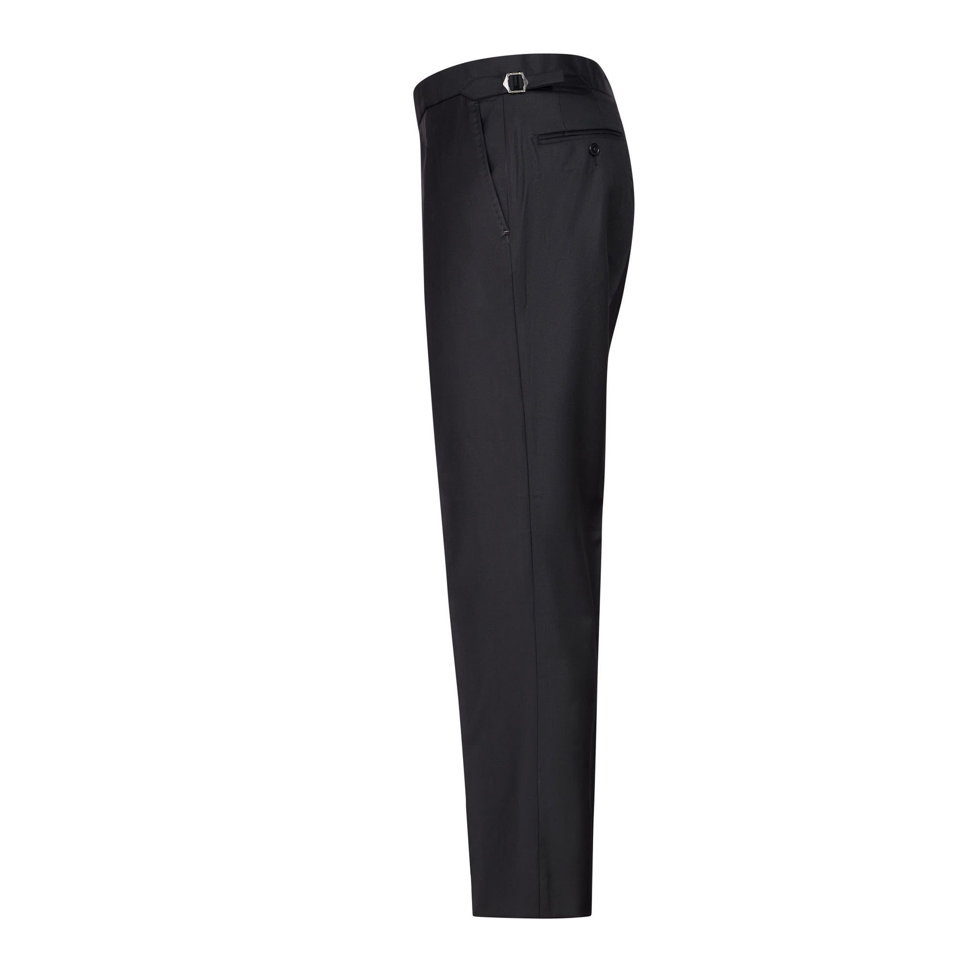 HENRY SARTORIAL Must Wool Dress Trouser BLACK REG - Henry BucksTrouser - Formal34SS230083 - BLCK - R - 46