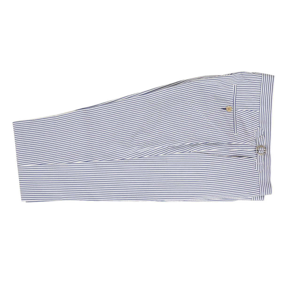 HENRY SARTORIAL Orleans Seersucker Trousers NAVY/WHITE REG - Henry BucksTrouser - Formal38SS220032 - NVWH - R - 30