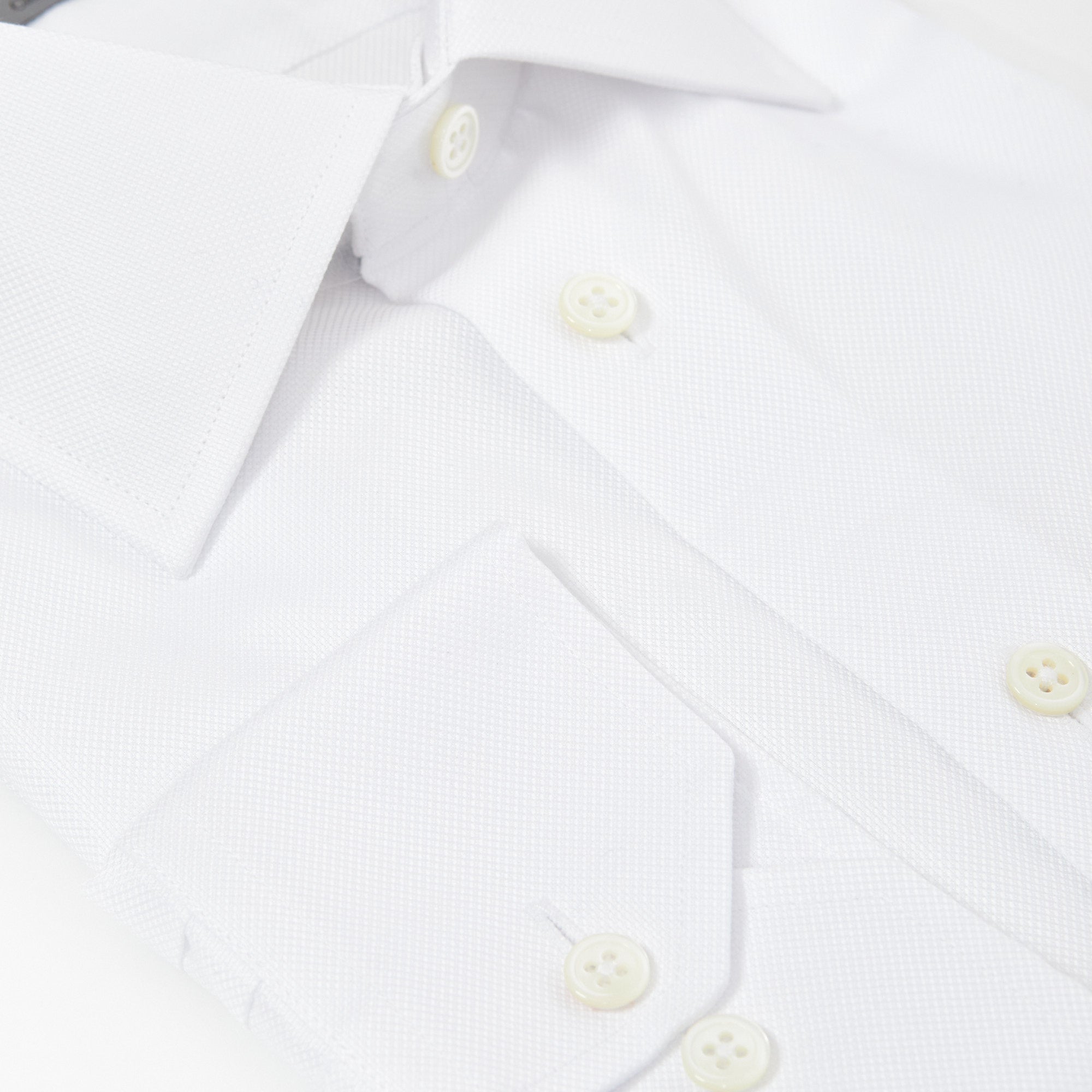 HENRY SARTORIAL Oxford Shirt Contemporary WHITE - Henry BucksShirts01SS220016 - WHTE - 37