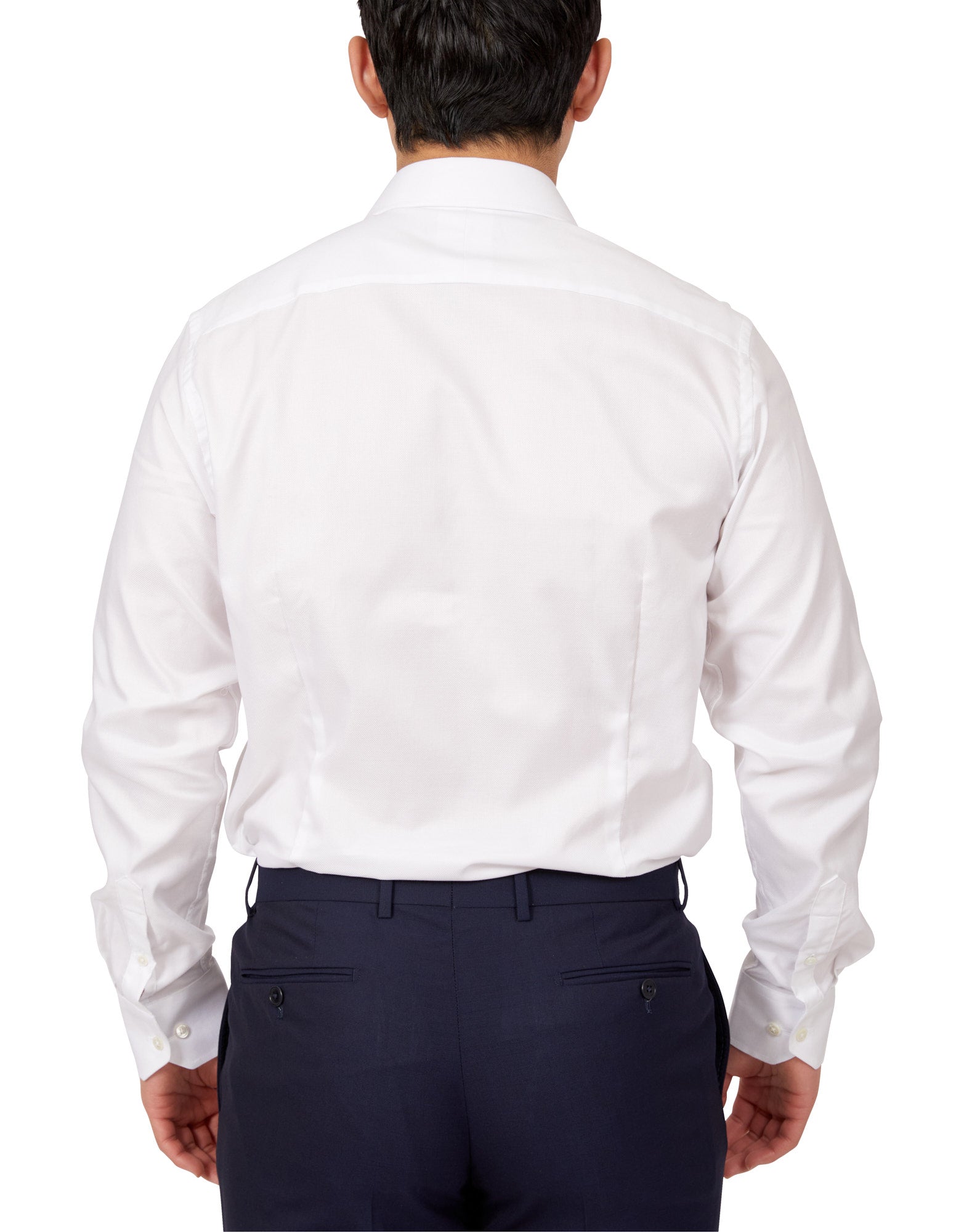 HENRY SARTORIAL Oxford Shirt Contemporary WHITE - Henry BucksShirts01SS220016 - WHTE - 37