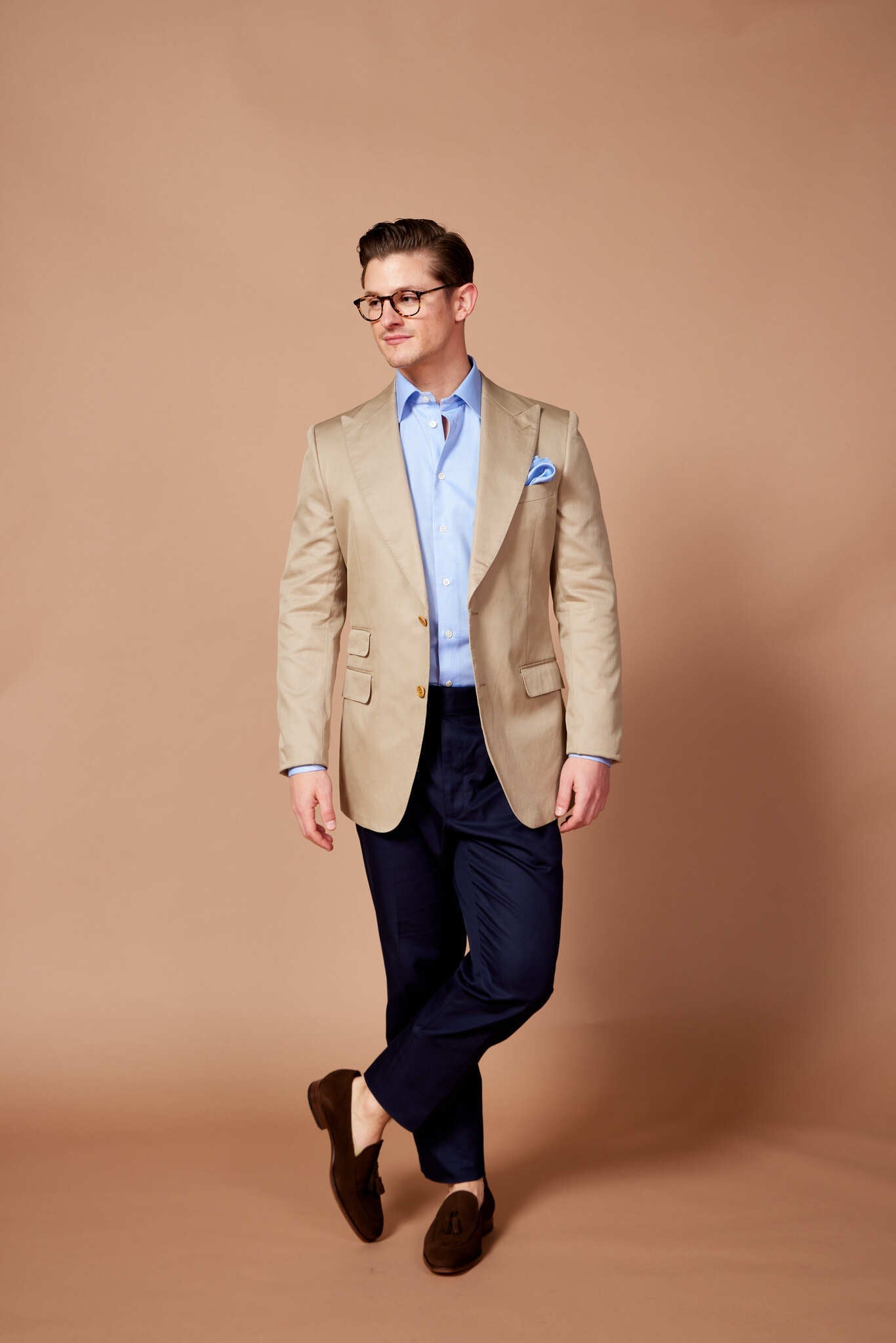 HENRY SARTORIAL Parma Cotton Blazer BEIGE REG - Henry BucksBlazers33AW230007 - BEIG - R - 48