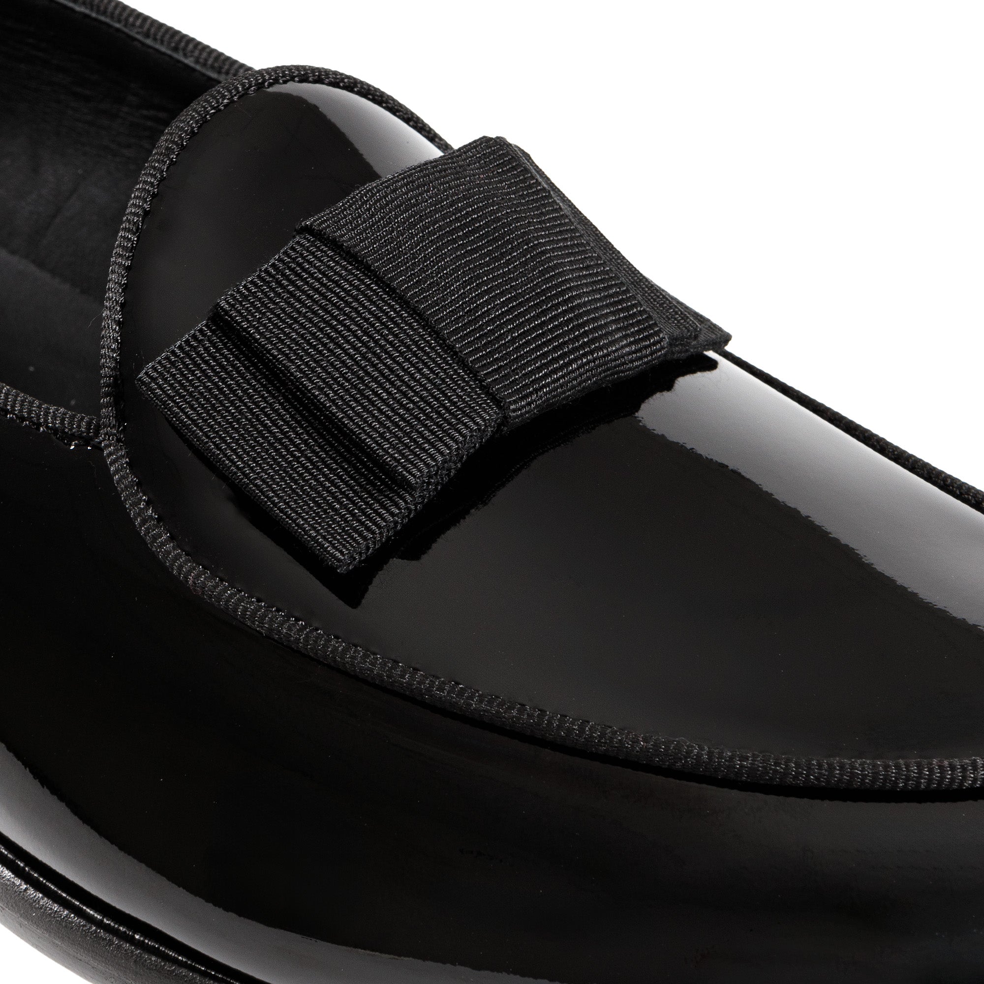 HENRY SARTORIAL Patent Leather Dress Shoes BLACK - Henry Bucks