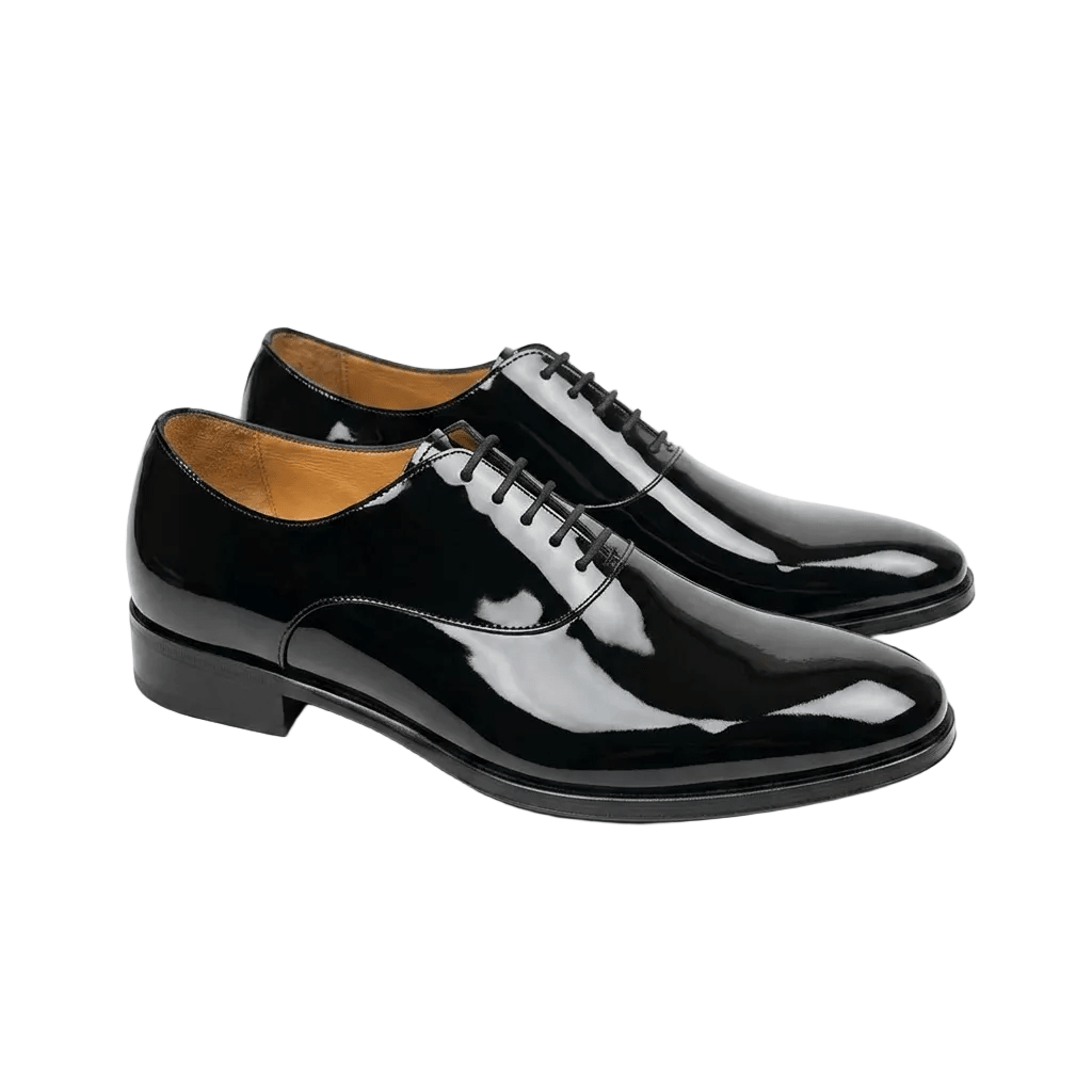 HENRY SARTORIAL Patent Leather Oxford BLACK - Henry Bucks