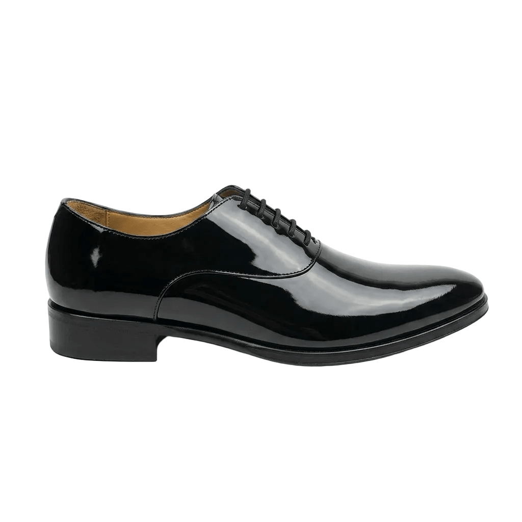 HENRY SARTORIAL Patent Leather Oxford BLACK - Henry Bucks