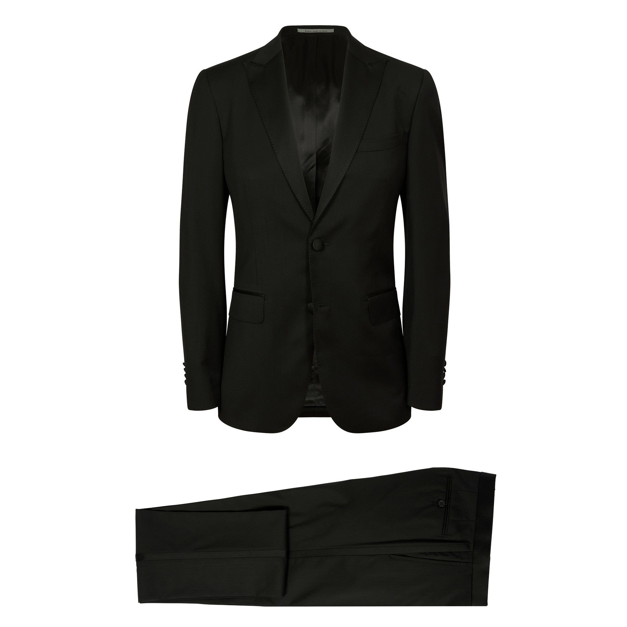 HENRY SARTORIAL Peak Collar Dinner Suit BLACK LG - Henry BucksSuits9000136 - BLCK - L - 52
