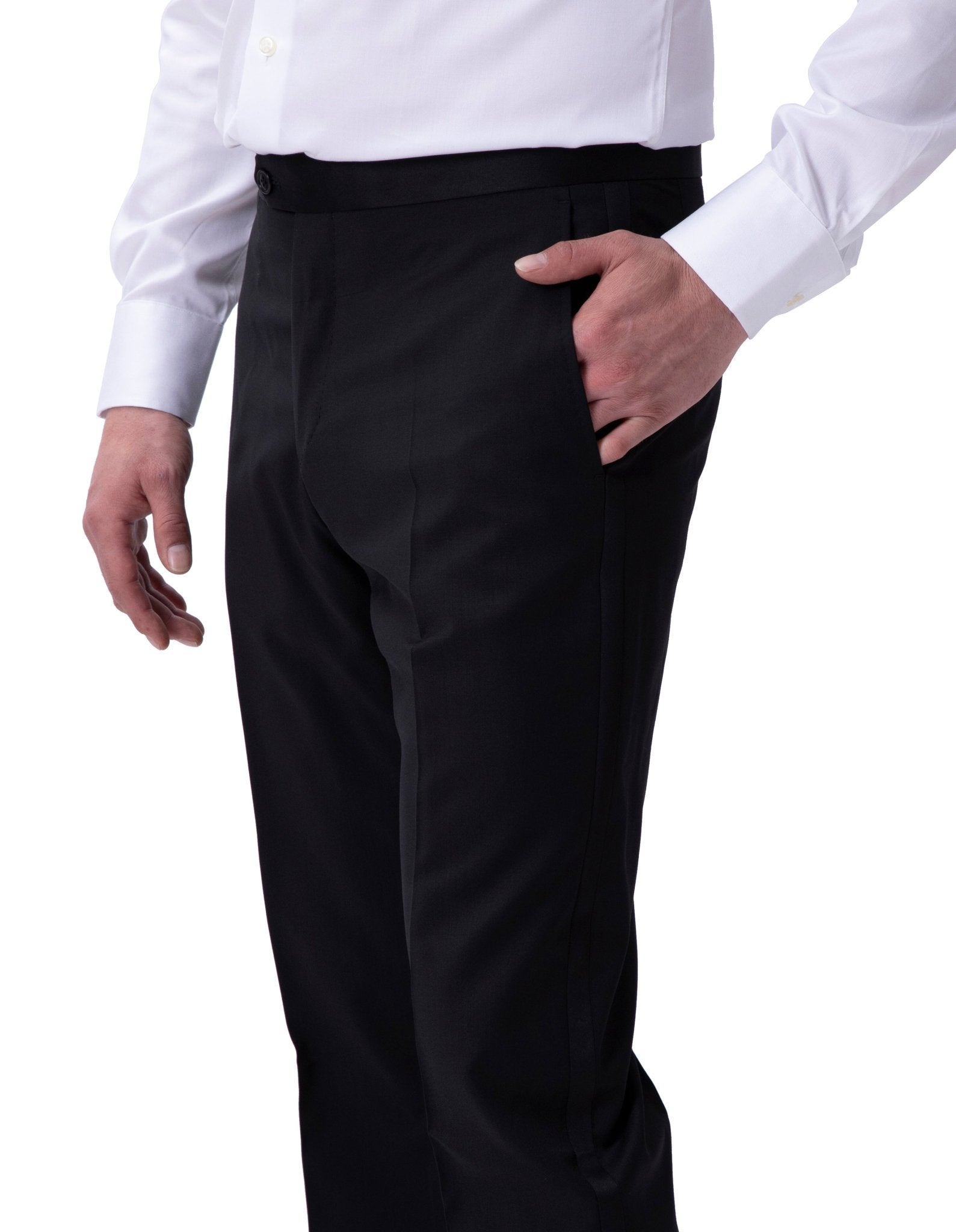 HENRY SARTORIAL Peak Collar Dinner Suit BLACK LG - Henry BucksSuits9000136 - BLCK - L - 52