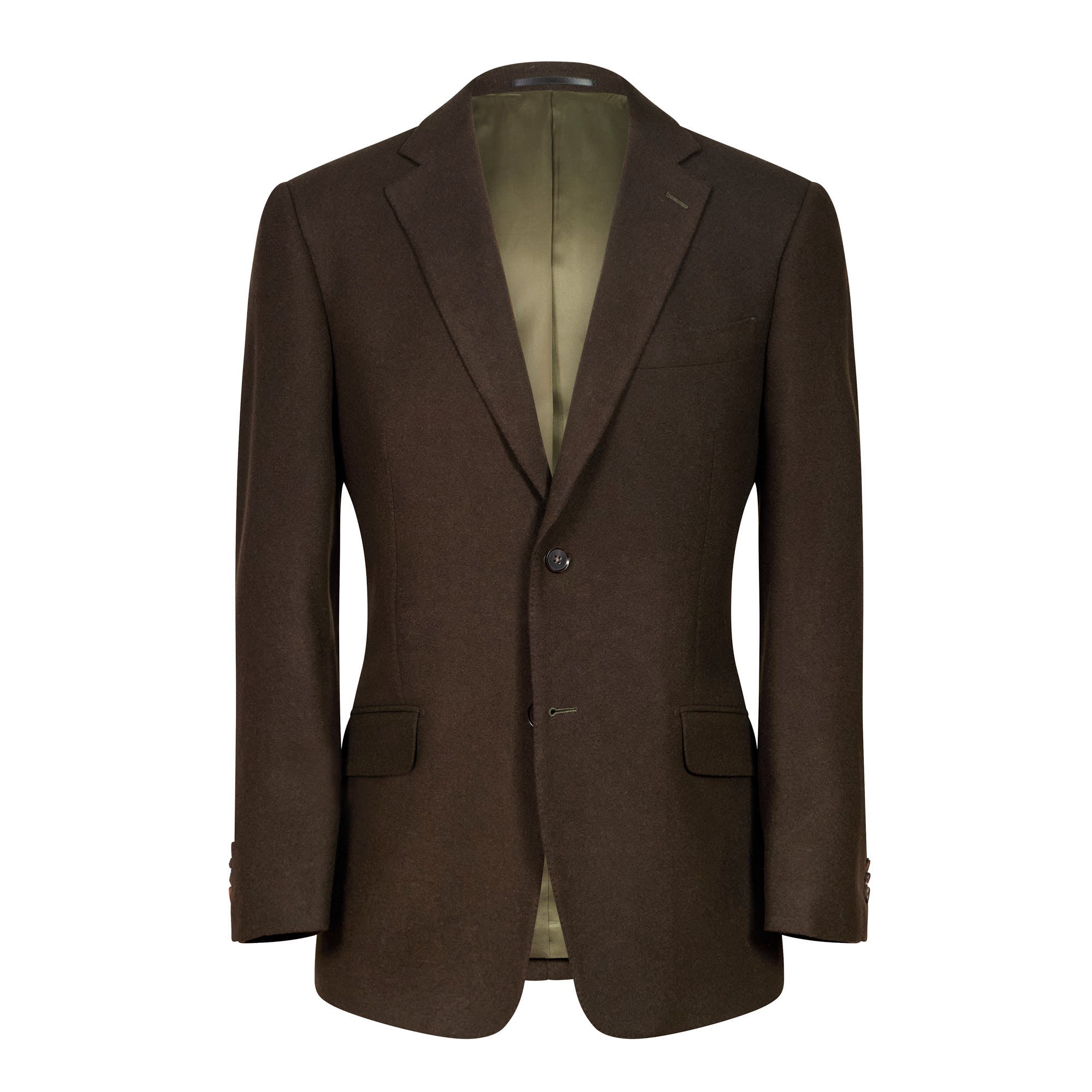 HENRY SARTORIAL Peak Lapel Blazer GREEN REG - Henry BucksBlazers64AW240009 - GREN - R - 48