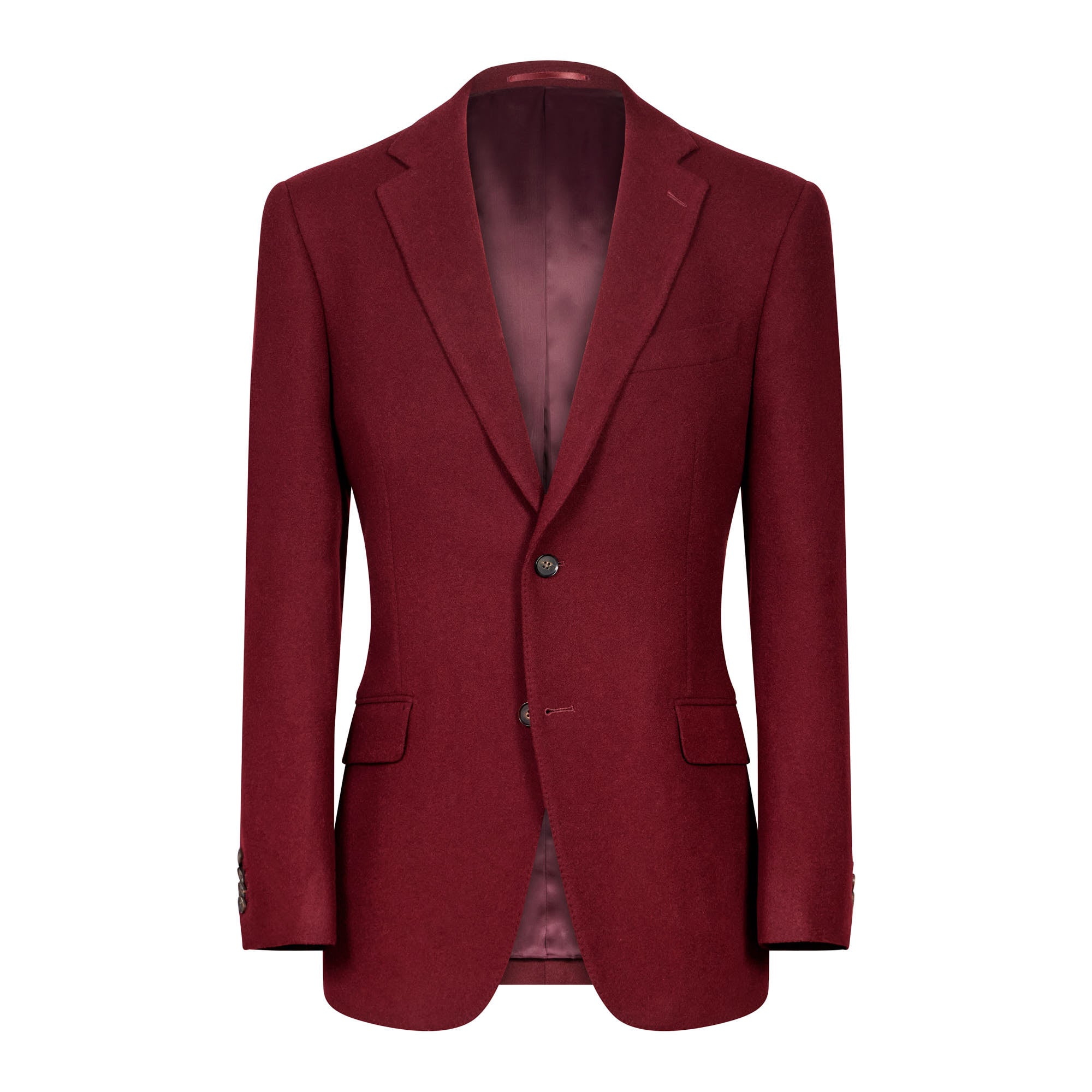 HENRY SARTORIAL Peak Lapel Blazer WINE RED REG - Henry BucksBlazers64AW240009 - WINERED - R - 48