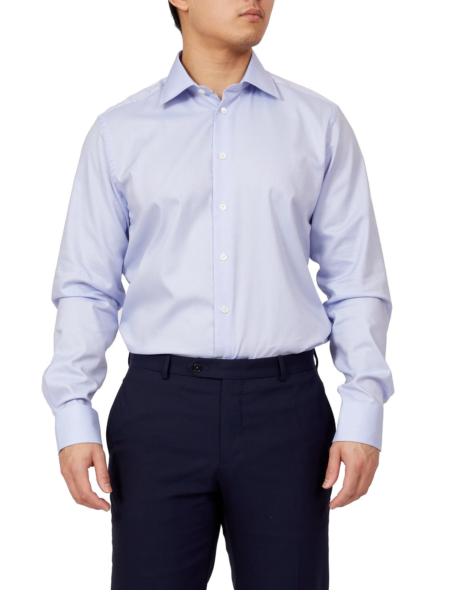 HENRY SARTORIAL Pinpoint Shirt Contemporary BLUE - Henry BucksShirts01SS220034 - BLUE - 37