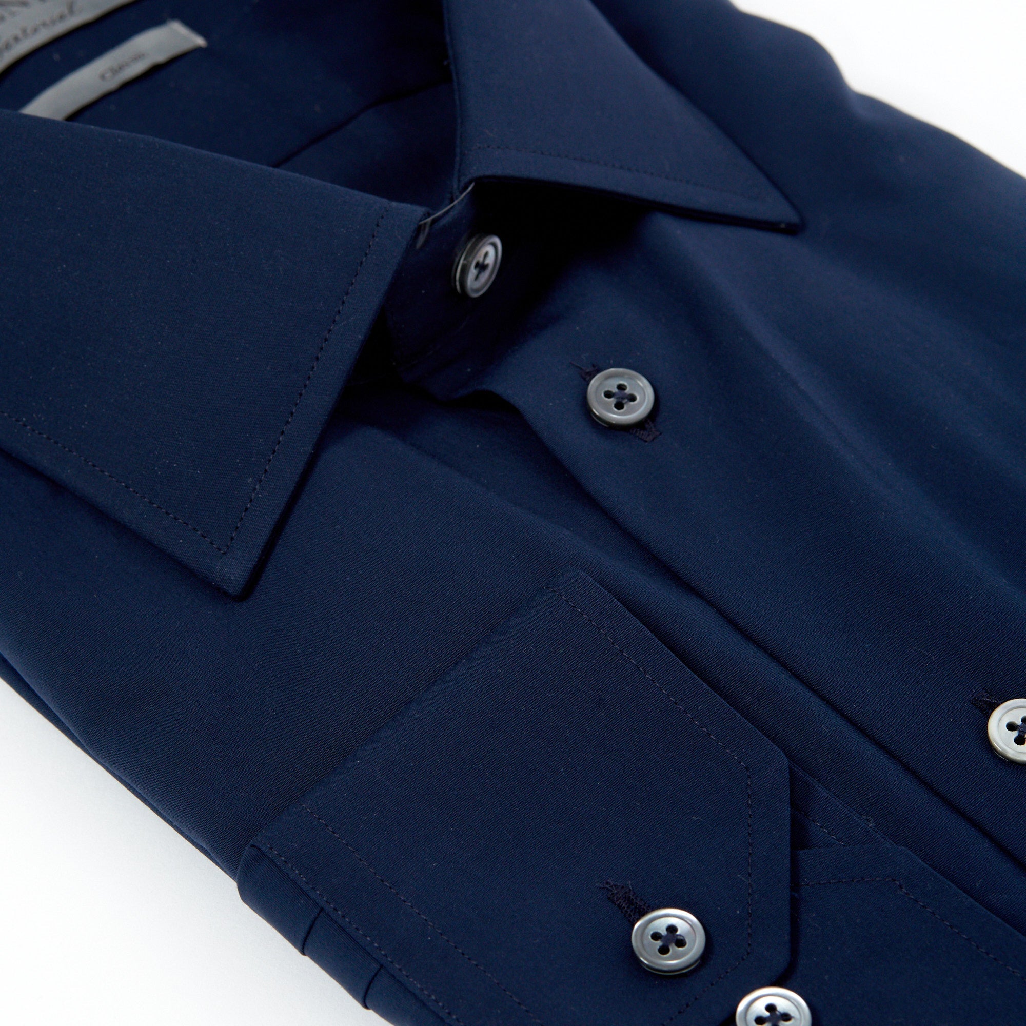 HENRY SARTORIAL Plain Shirt Contemporary NAVY - Henry BucksShirts01SS220036 - NAVY - 37