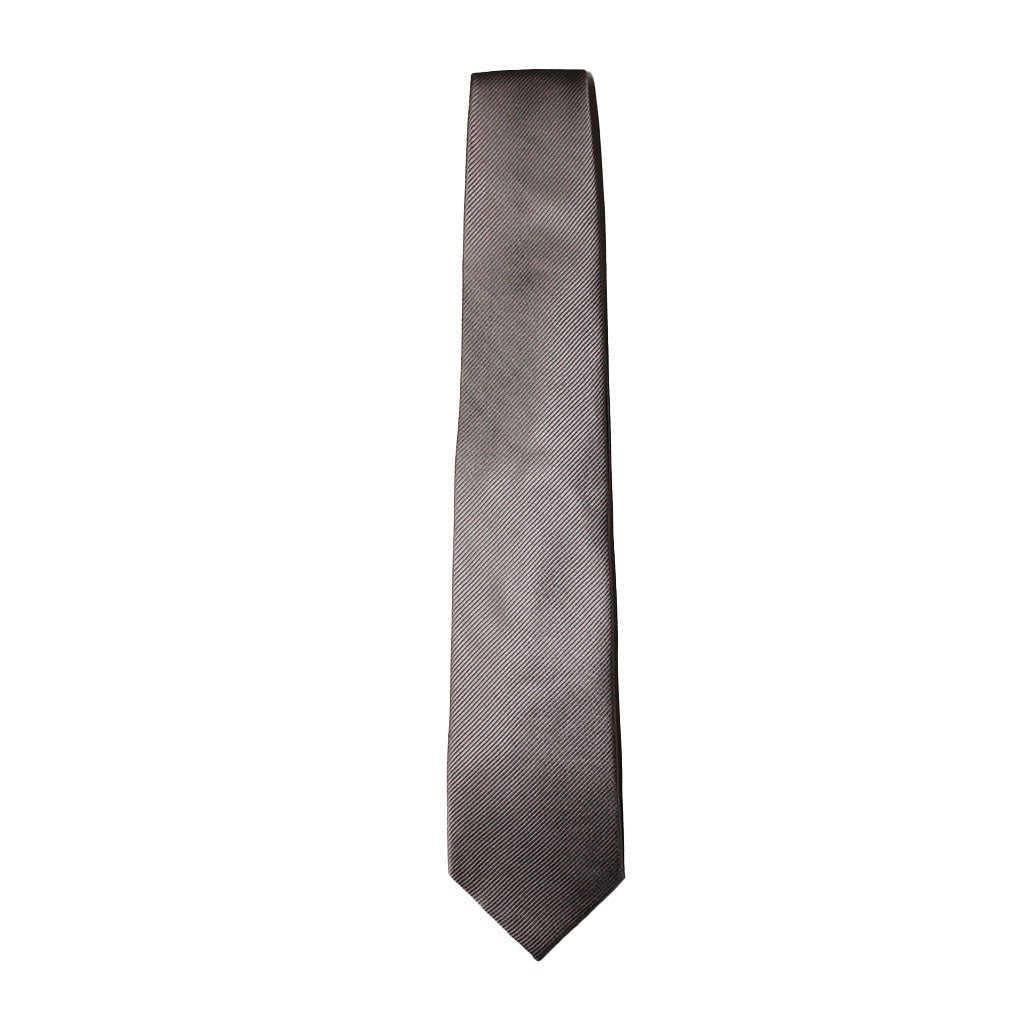 HENRY SARTORIAL Plain Silk Tie GREY - Henry Bucks