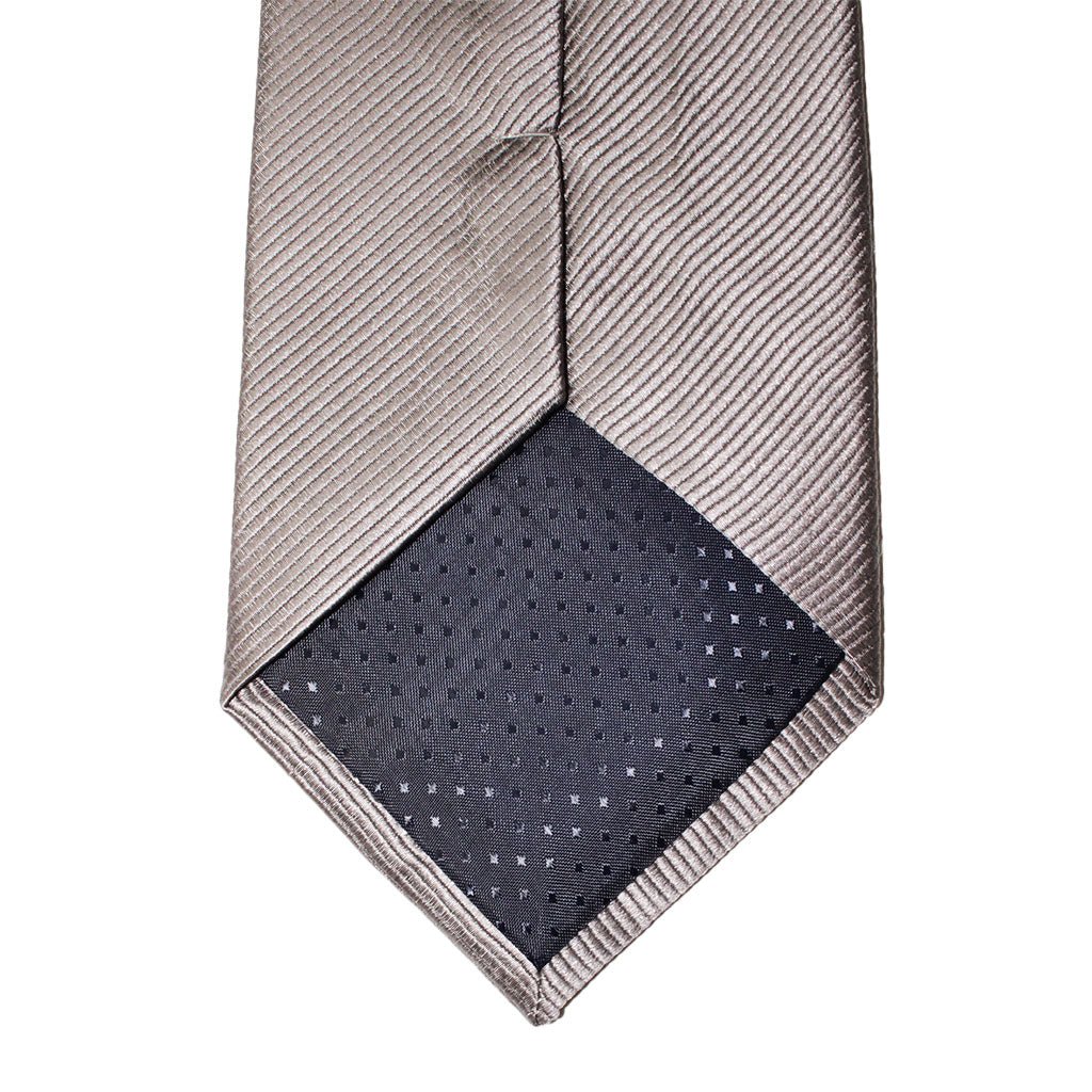 HENRY SARTORIAL Plain Silk Tie GREY - Henry Bucks