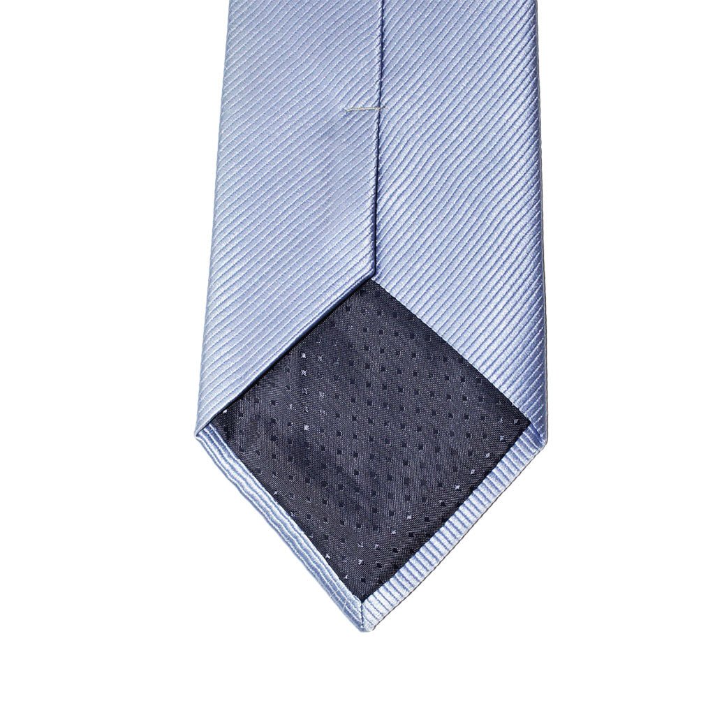 HENRY SARTORIAL Plain Silk Tie LIGHT BLUE - Henry Bucks