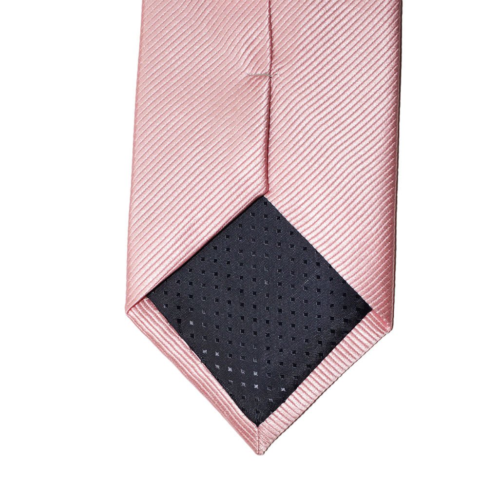 HENRY SARTORIAL Plain Silk Tie LIGHT PINK - Henry Bucks