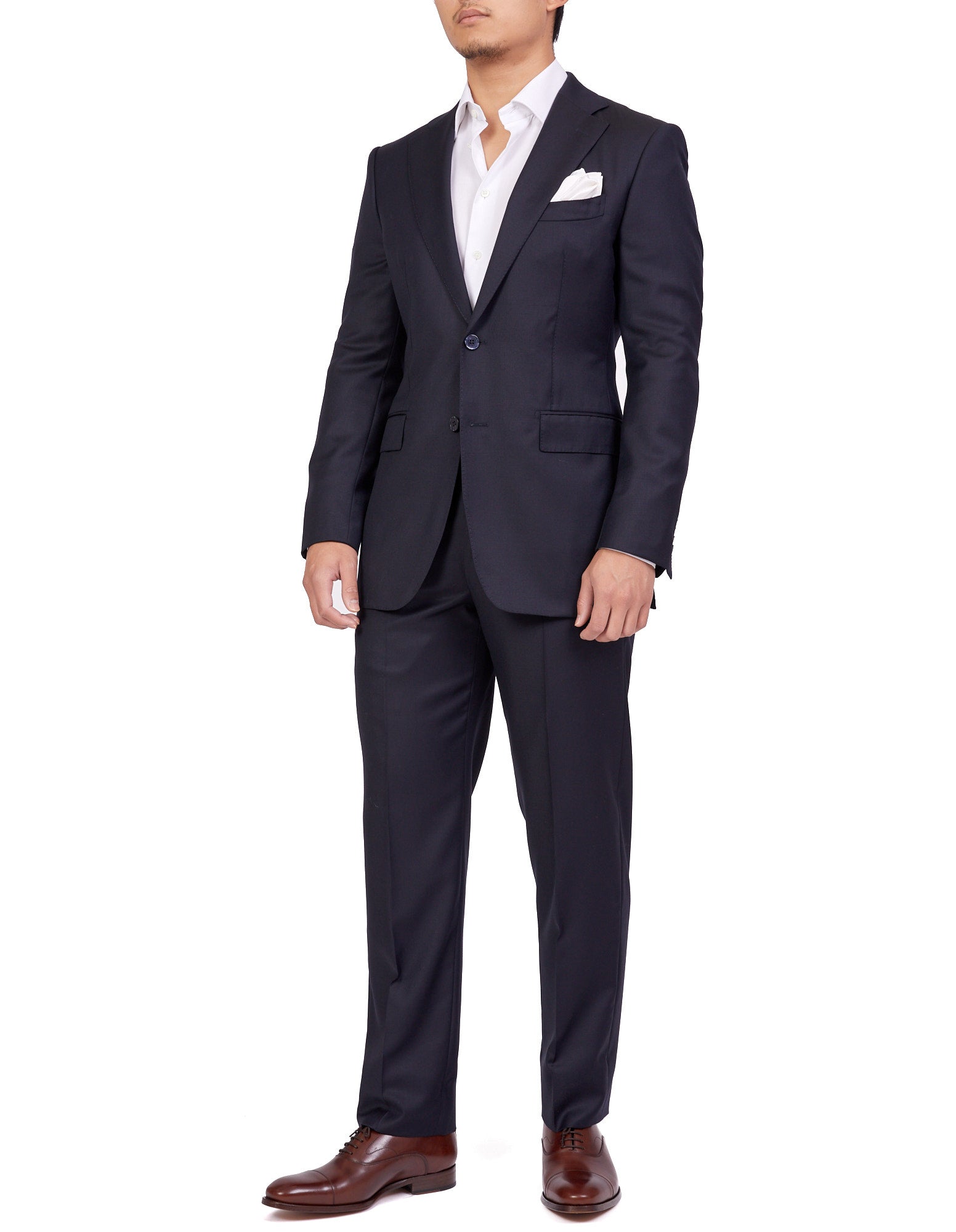 HENRY SARTORIAL Plain Suit (FC) NAVY SH - Henry BucksSuits23BSRA024 - NAVY - S - 50